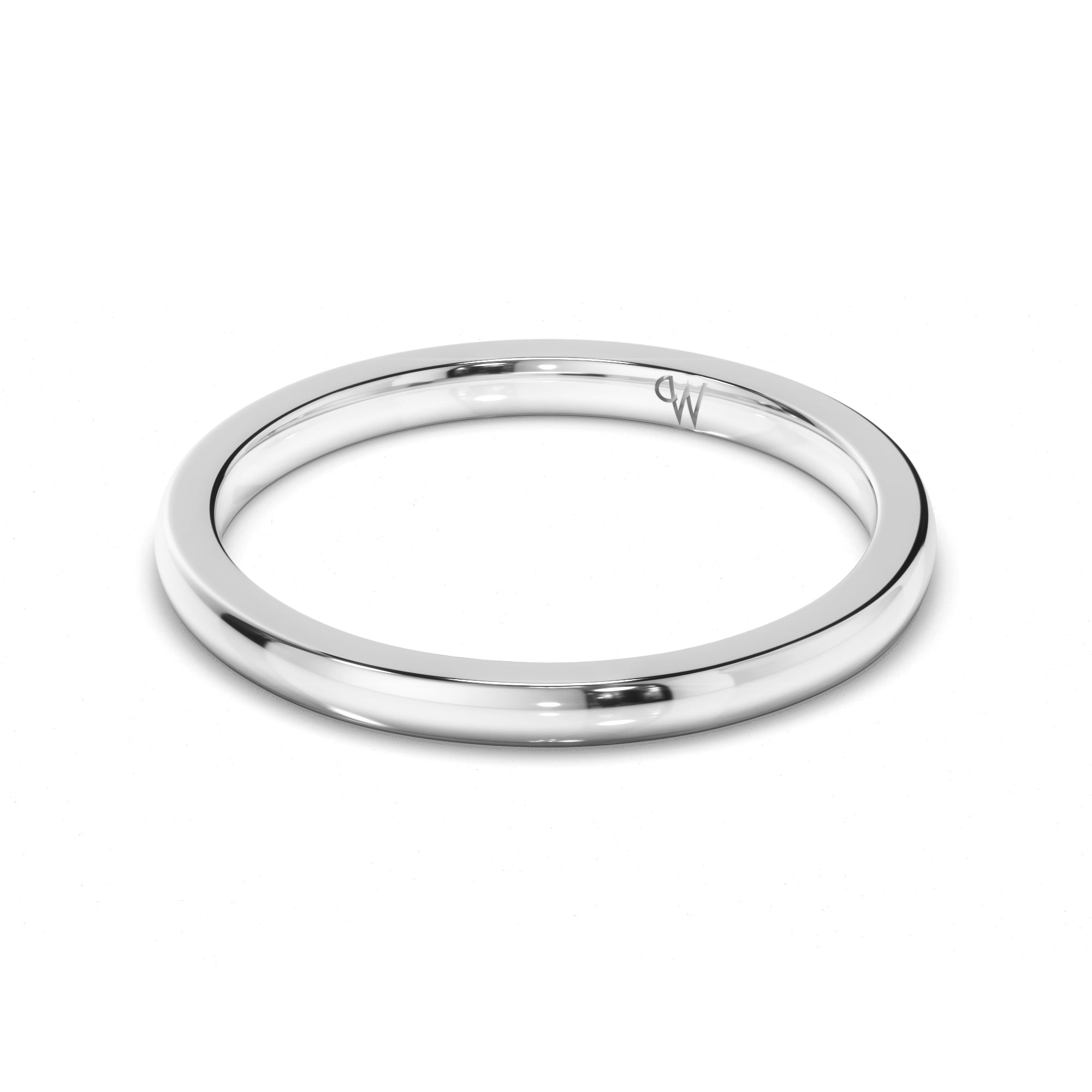 Polished Plain 1.8mm Wedding Ring