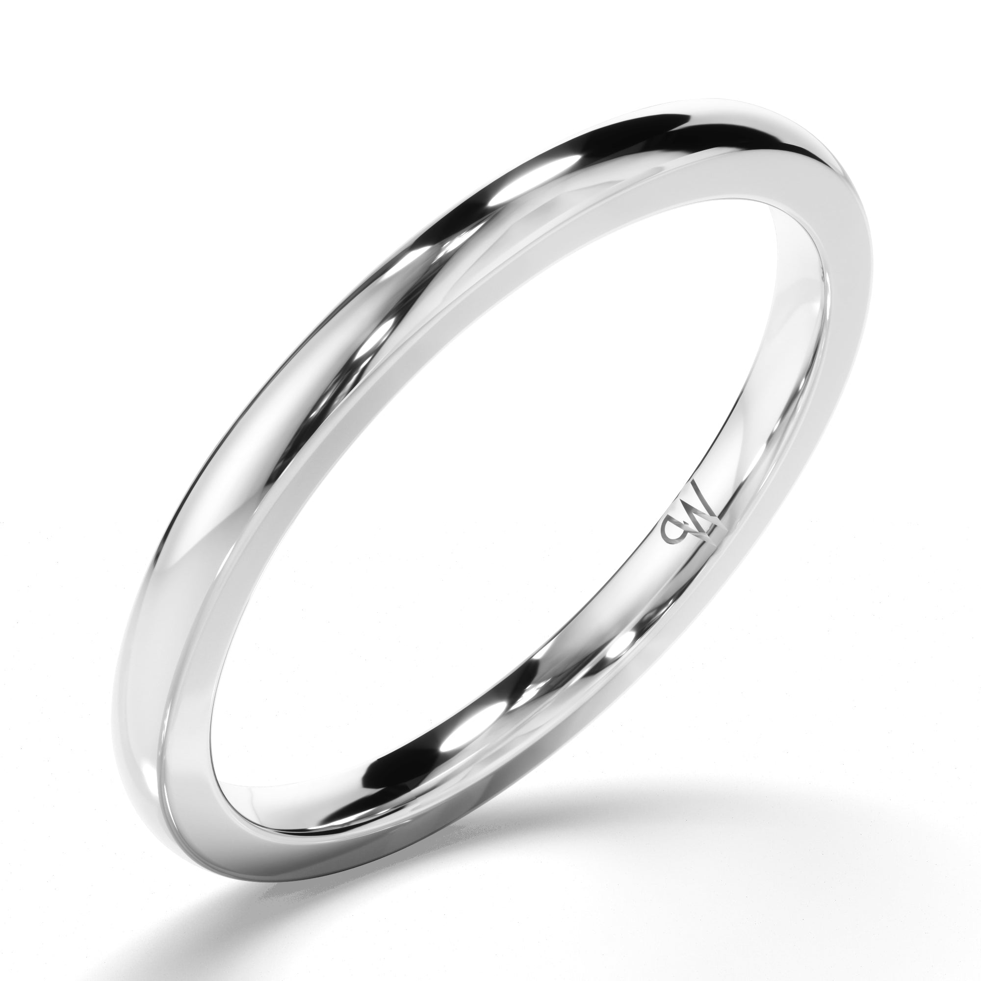 Polished Plain 1.8mm Wedding Ring