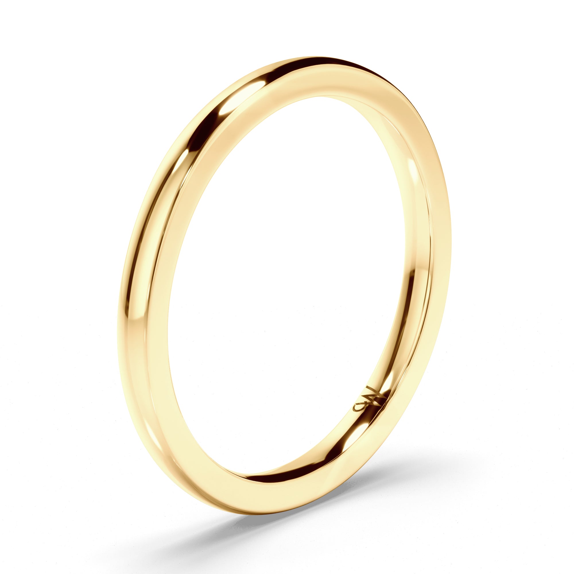 Polished Plain 1.8mm Wedding Ring