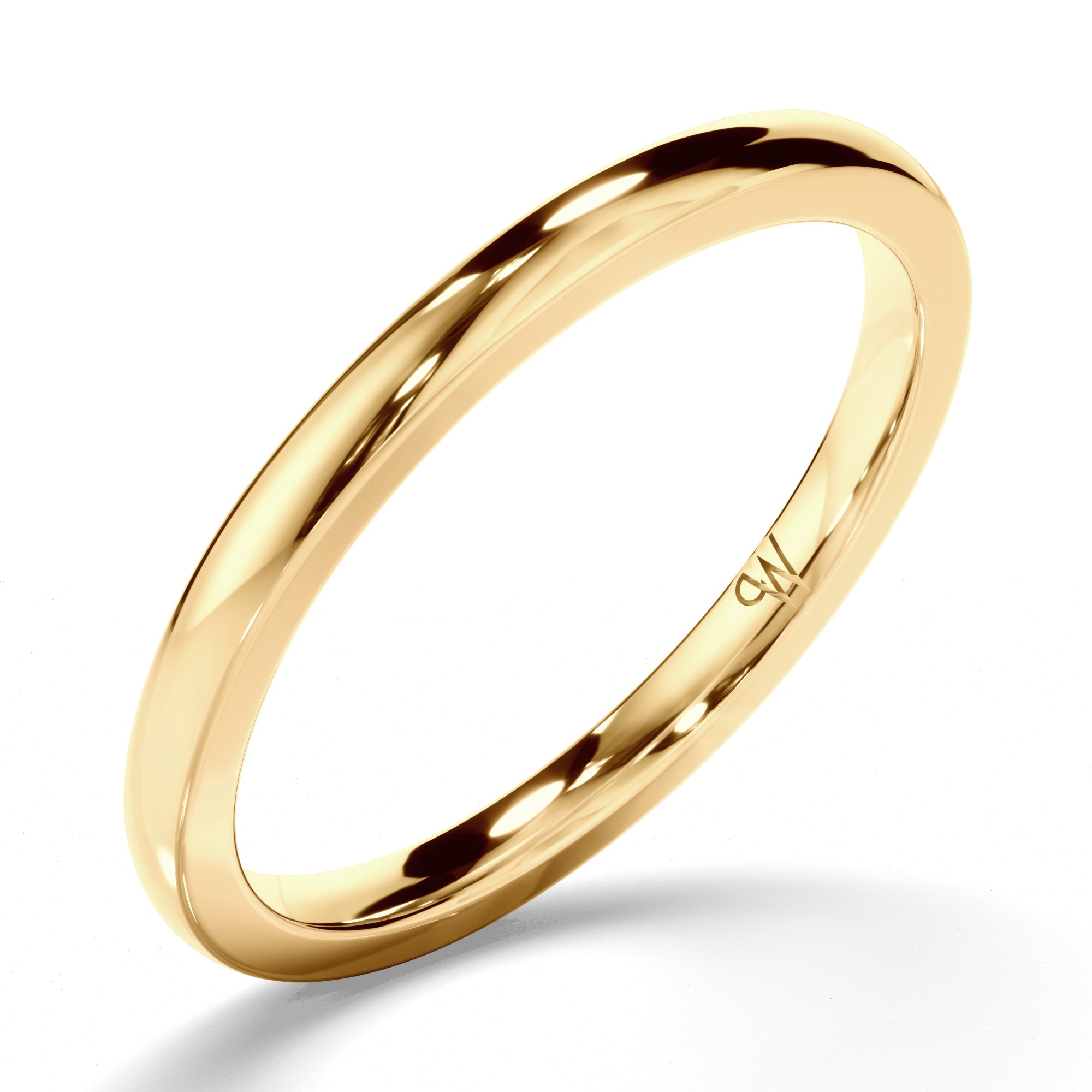 Polished Plain 1.8mm Wedding Ring