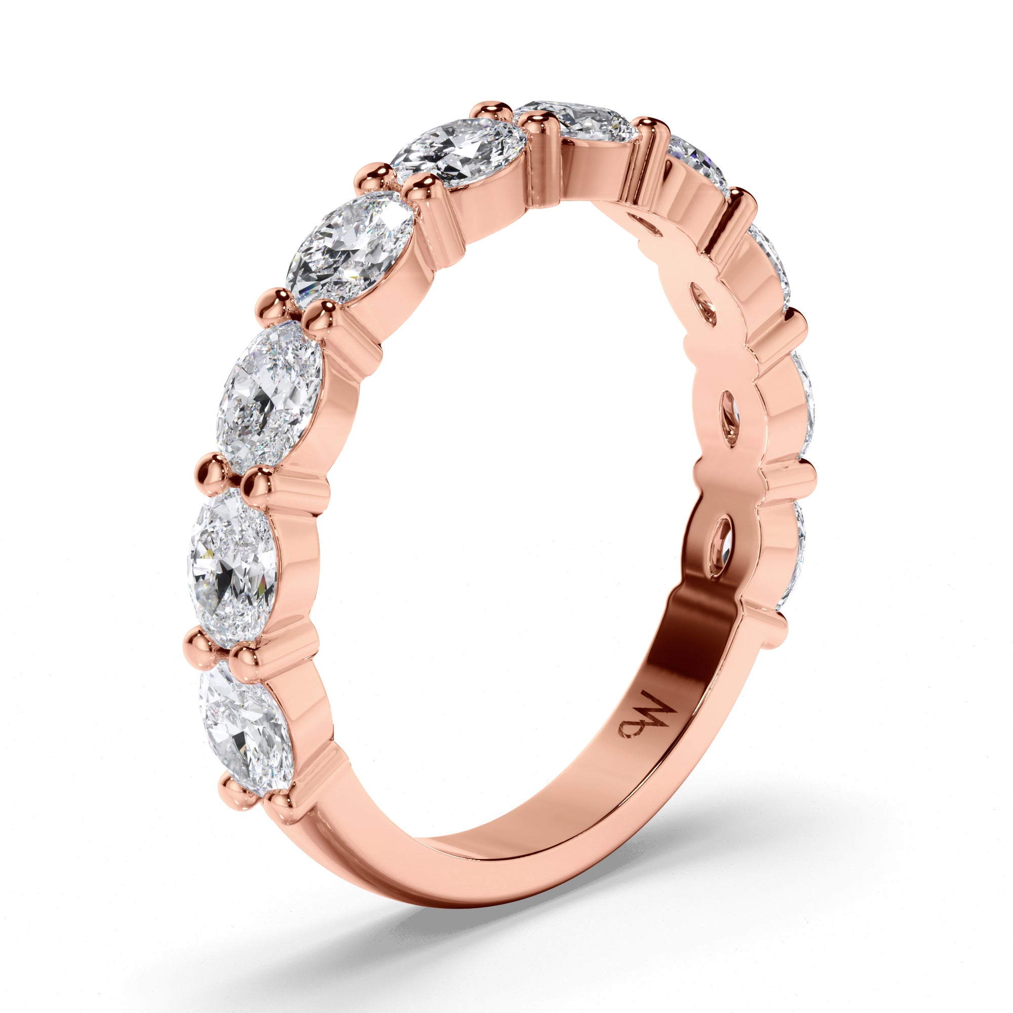 Oval Cut Diamond Wedding Ring