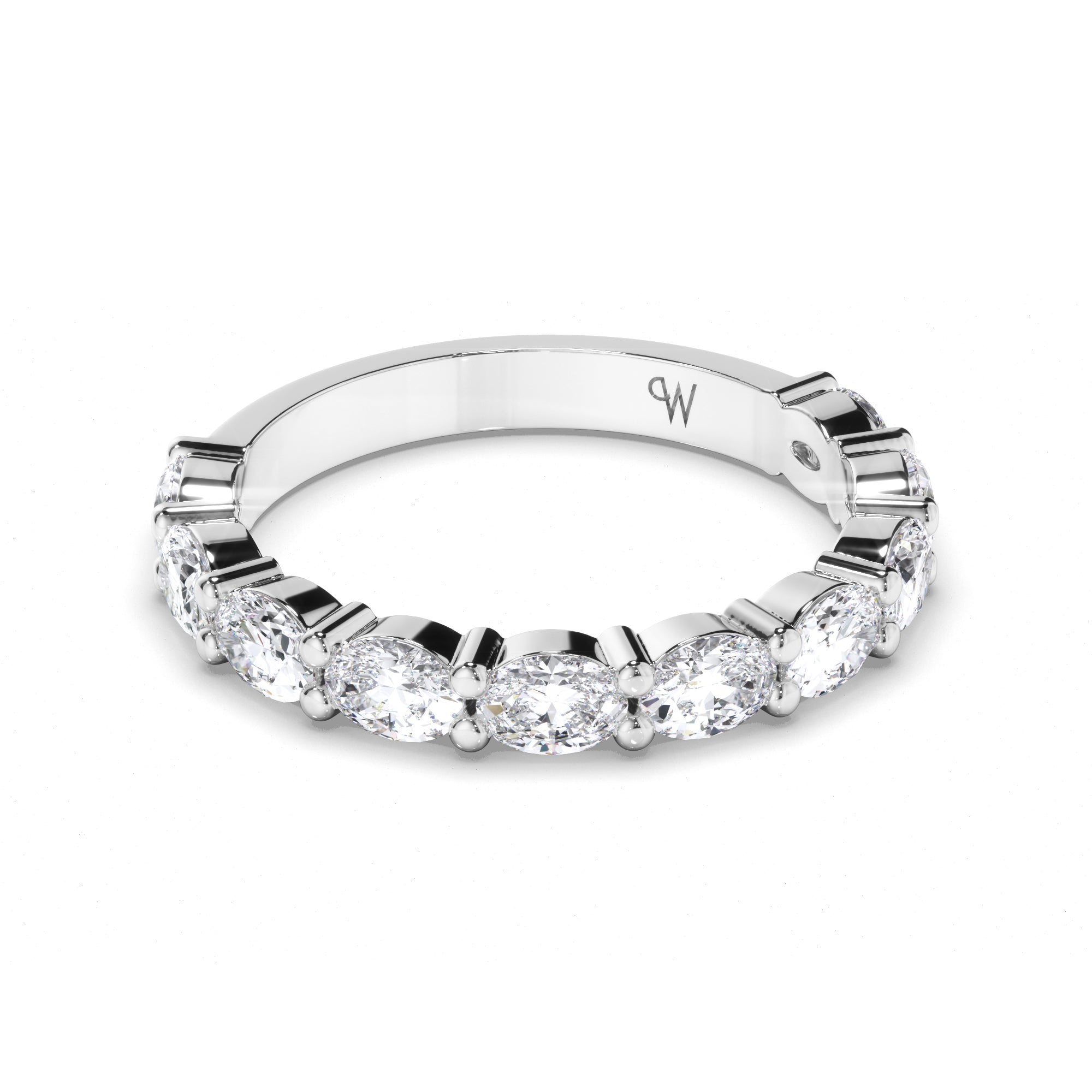 Oval Cut Diamond Wedding Ring