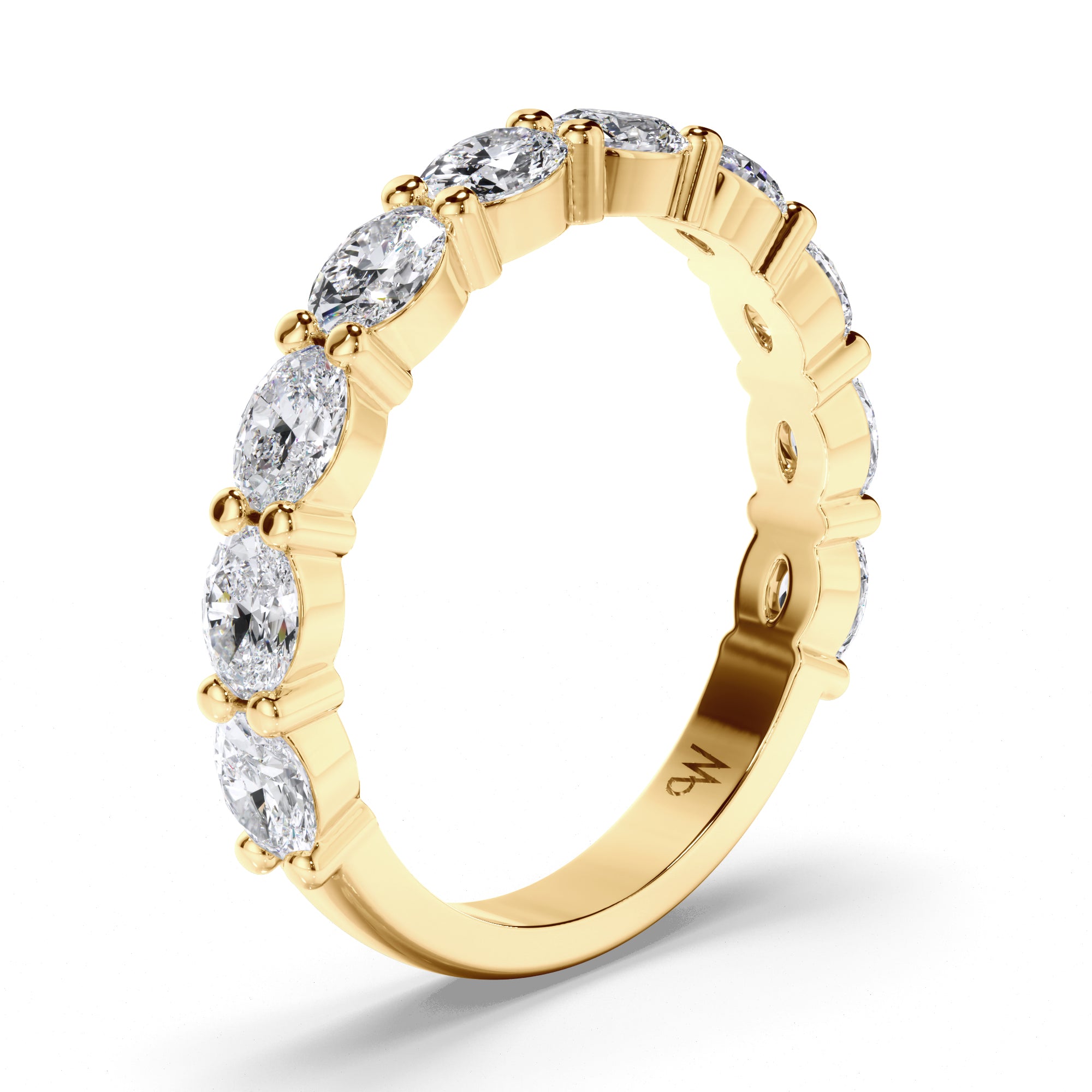 Oval Cut Diamond Wedding Ring