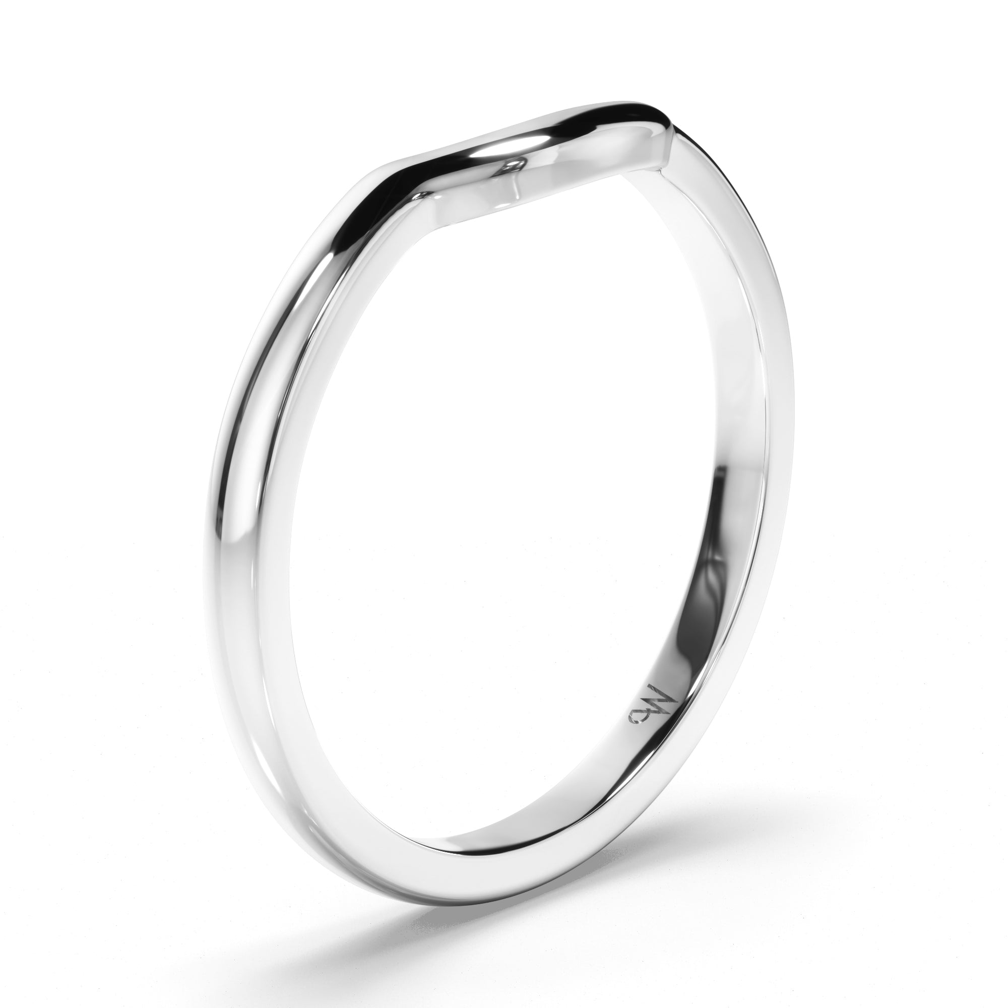 Curved Plain Wedding Ring