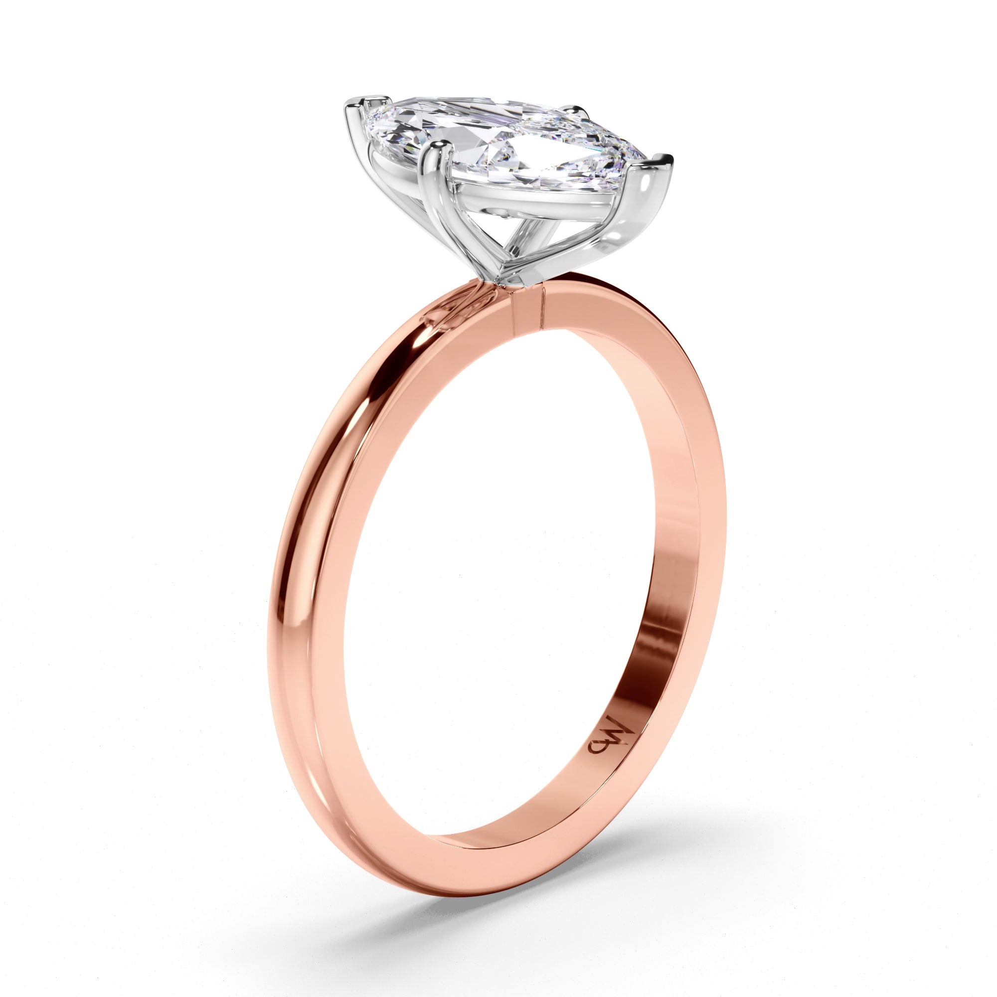 Marquise Diamond Solitaire Engagement Ring