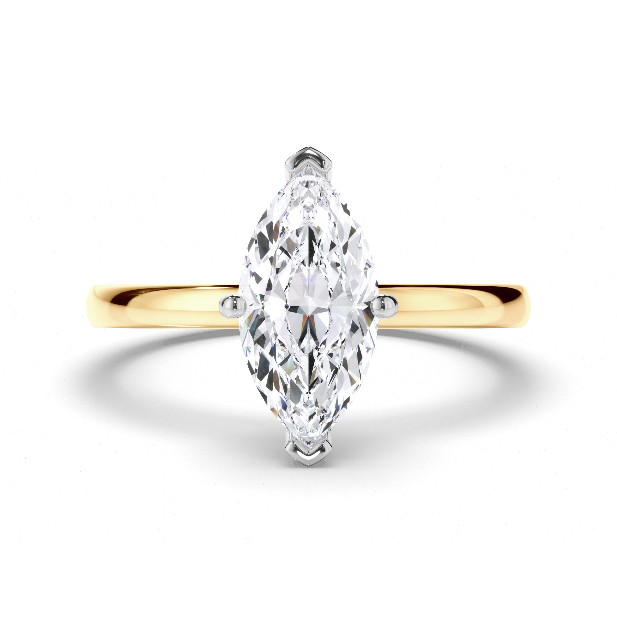 Marquise Diamond Solitaire Engagement Ring