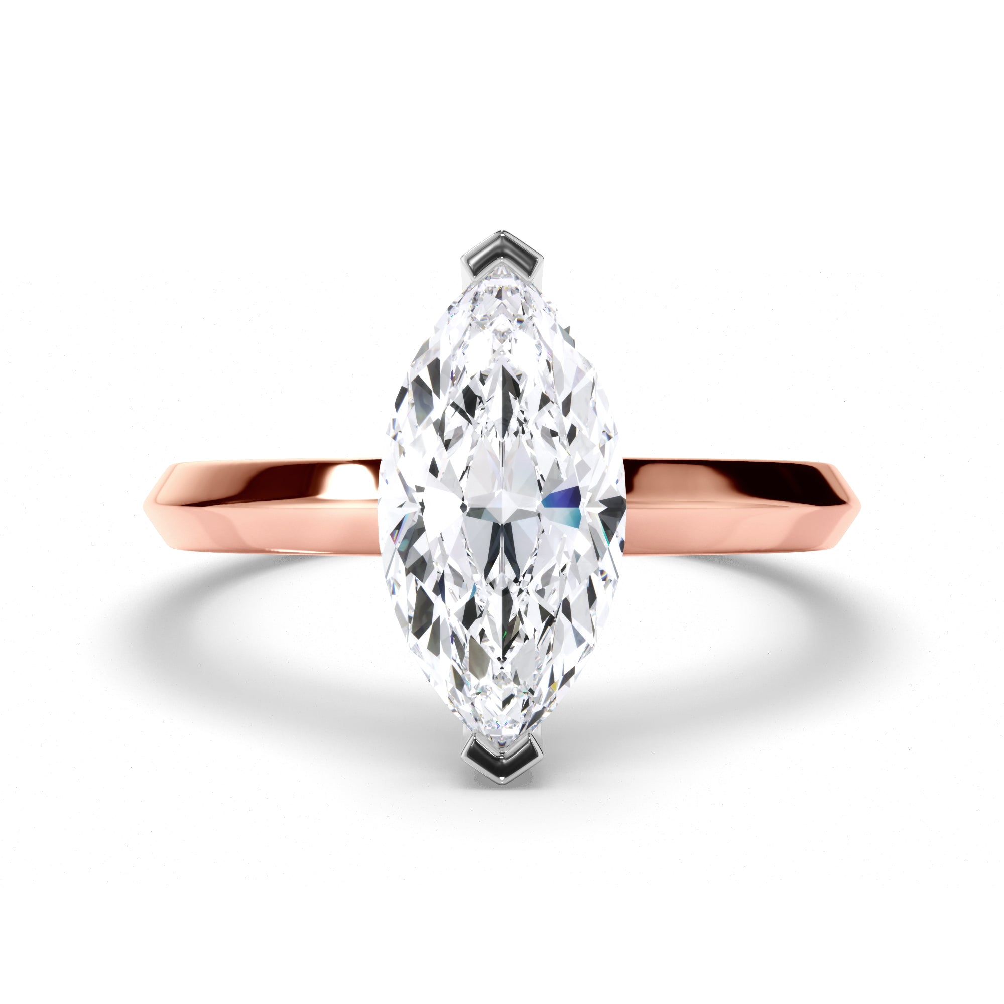 Marquise Diamond Solitaire Engagement Ring