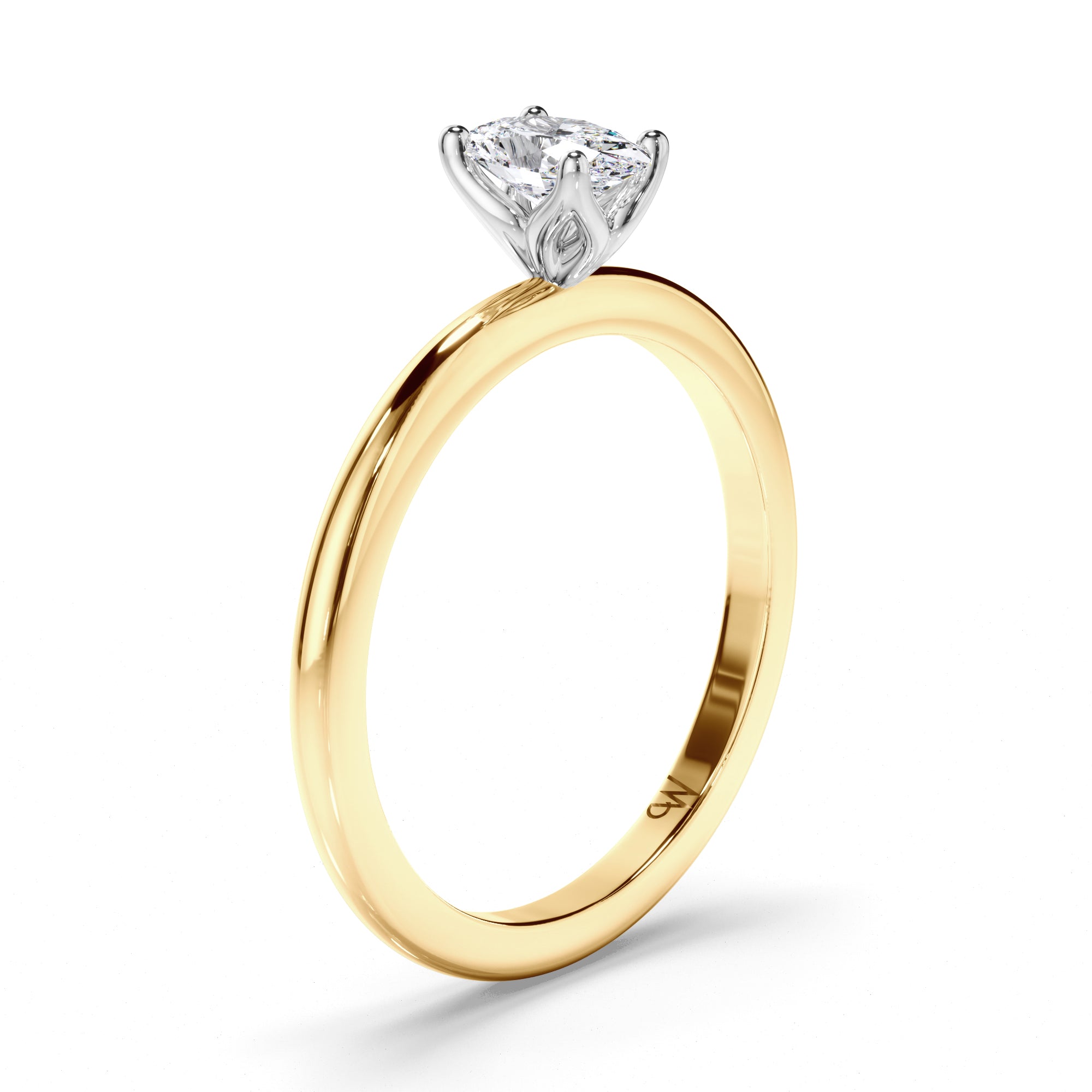 Oval Diamond Solitaire Engagement Ring