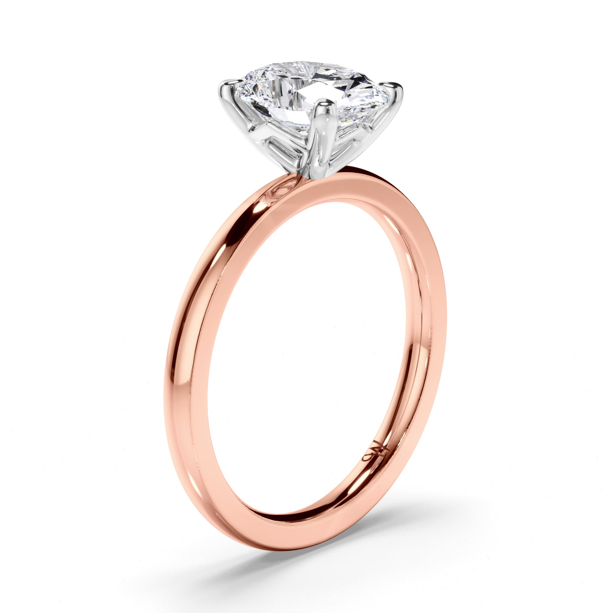 Oval Diamond Solitaire Engagement Ring