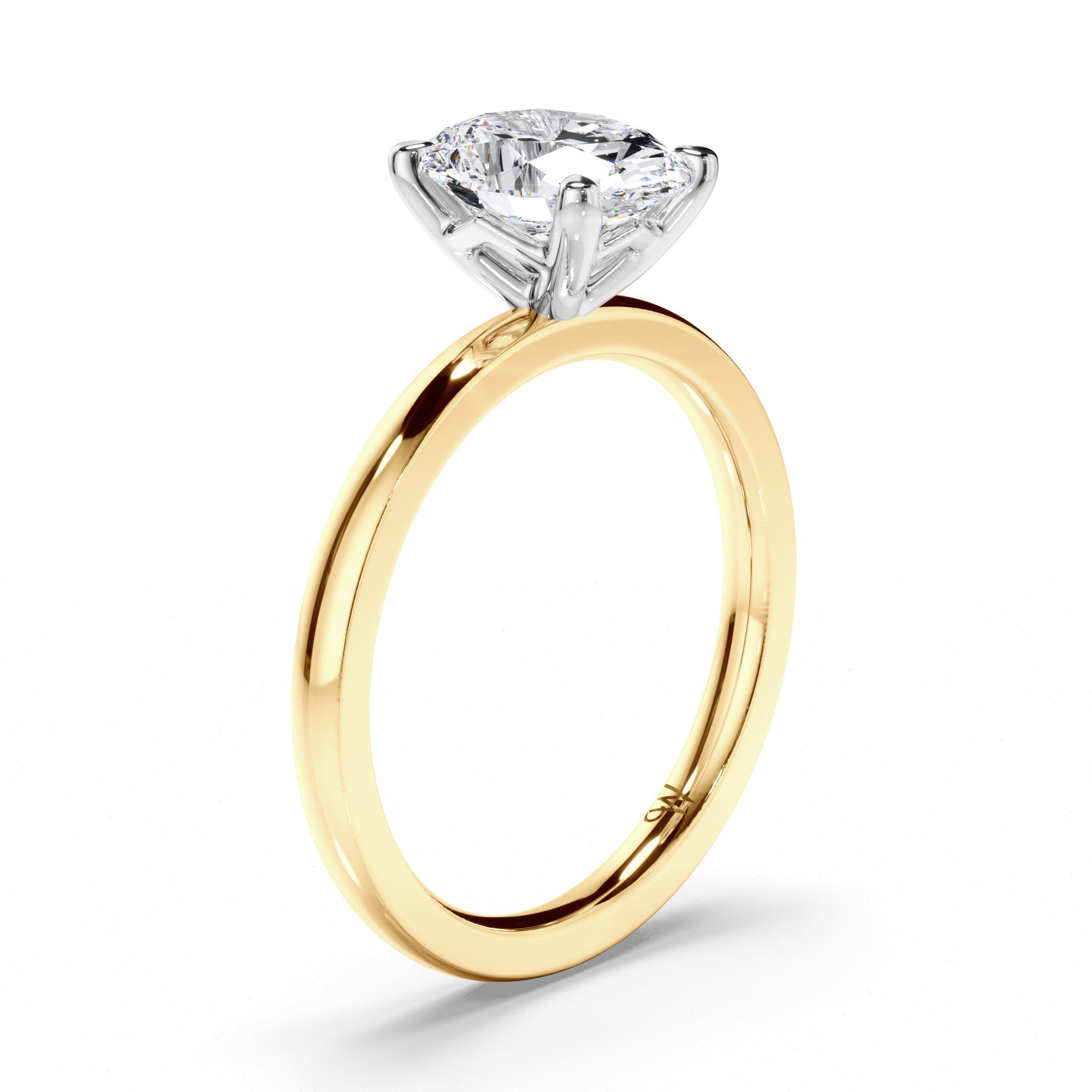Oval Diamond Solitaire Engagement Ring