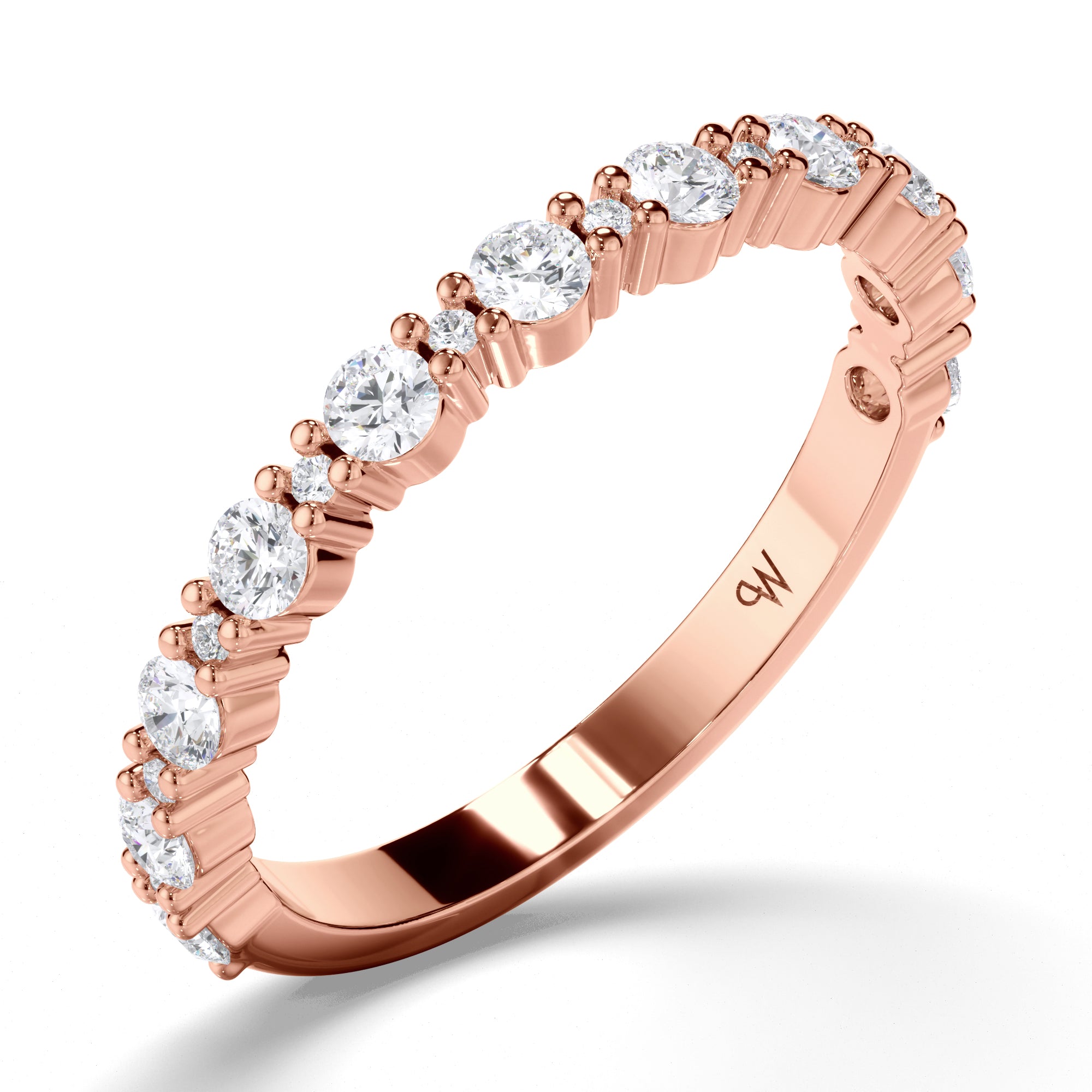 Round Brilliant Cut Diamond Wedding Ring