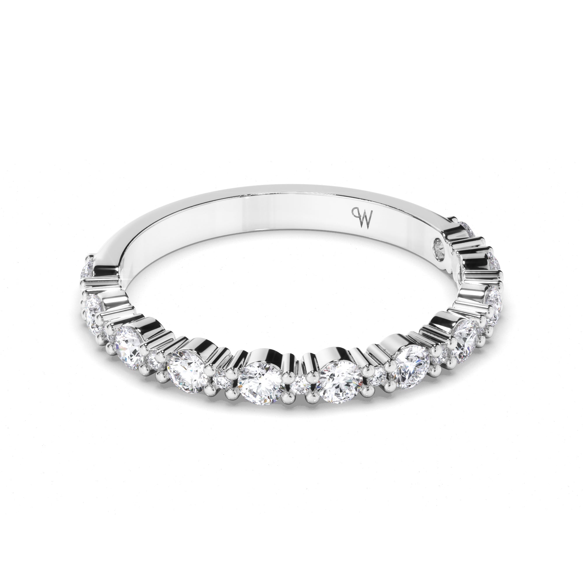 Round Brilliant Cut Diamond Wedding Ring