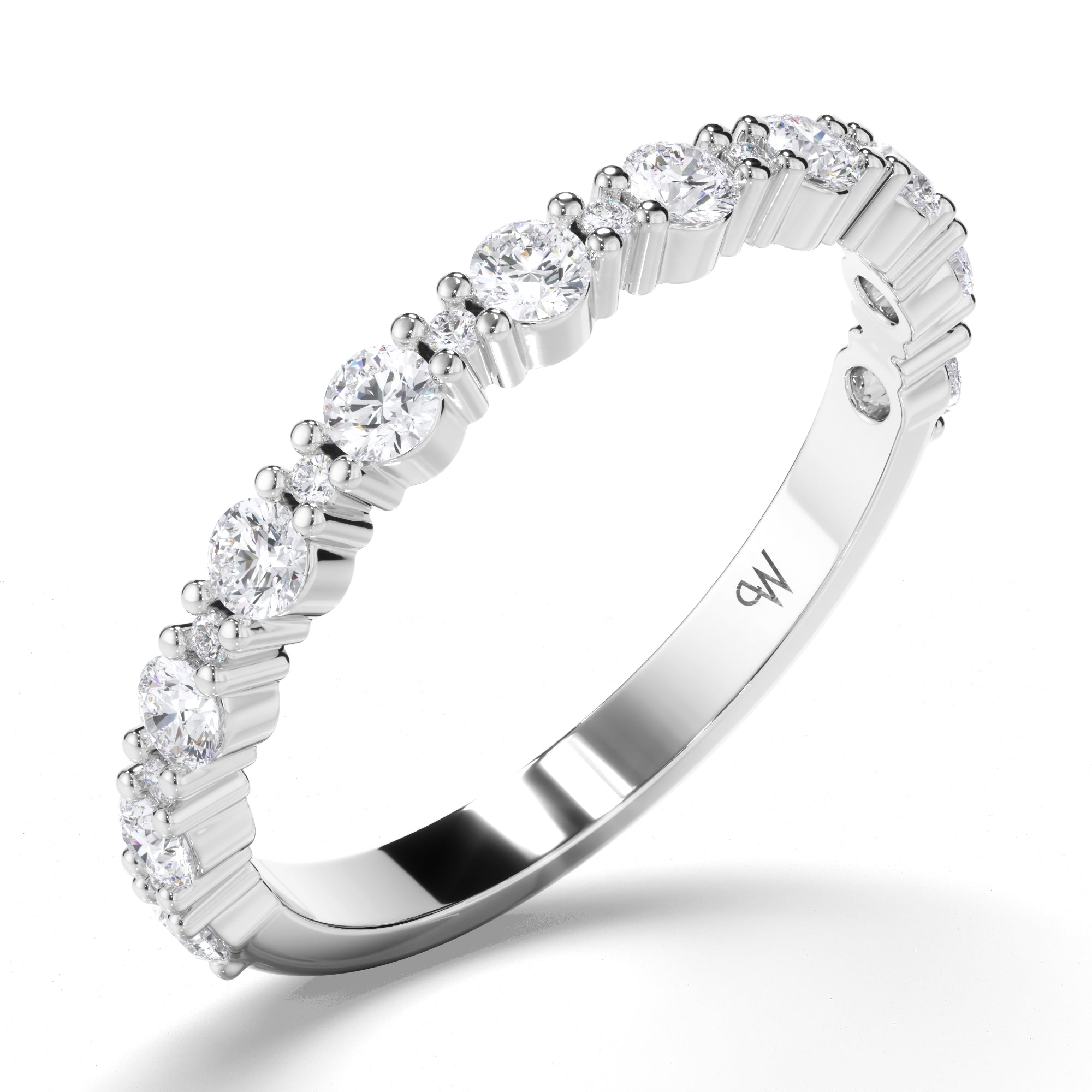 Round Brilliant Cut Diamond Wedding Ring