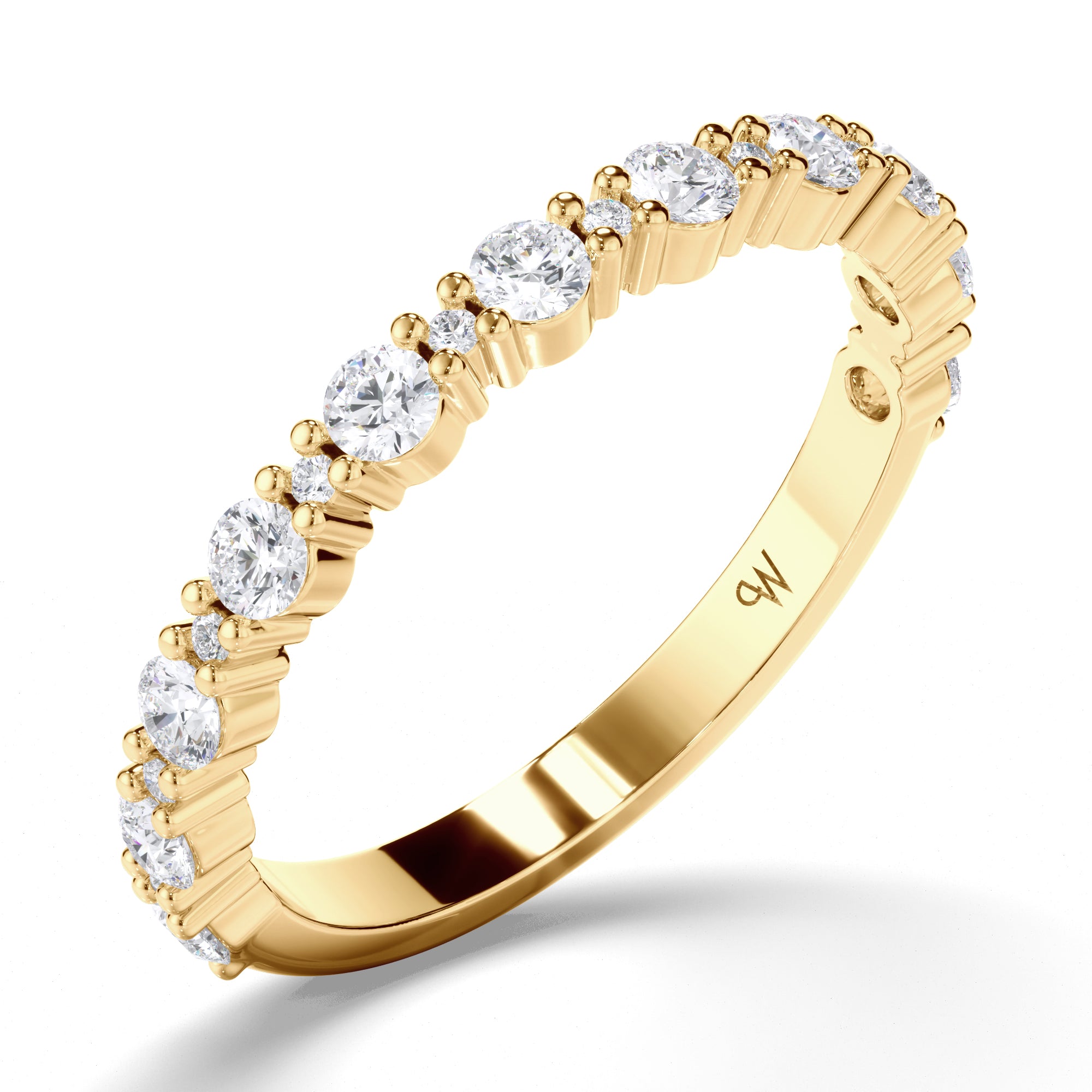 Round Brilliant Cut Diamond Wedding Ring