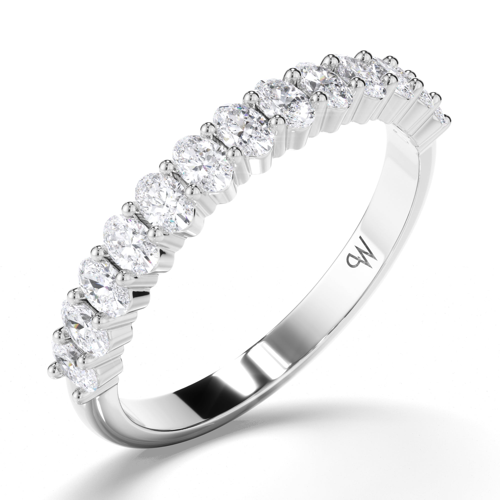 Oval Cut Diamond Wedding Ring