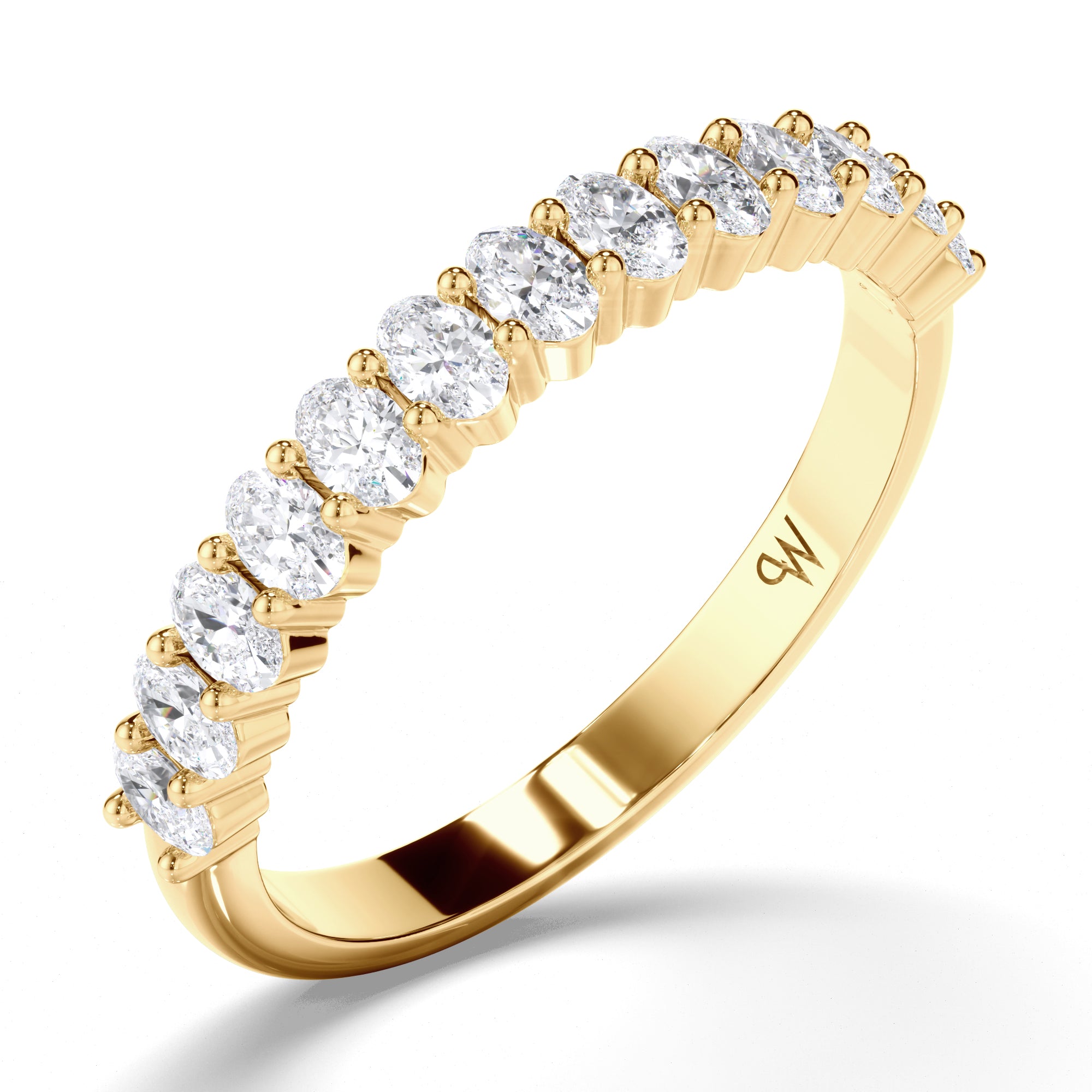 Oval Cut Diamond Wedding Ring