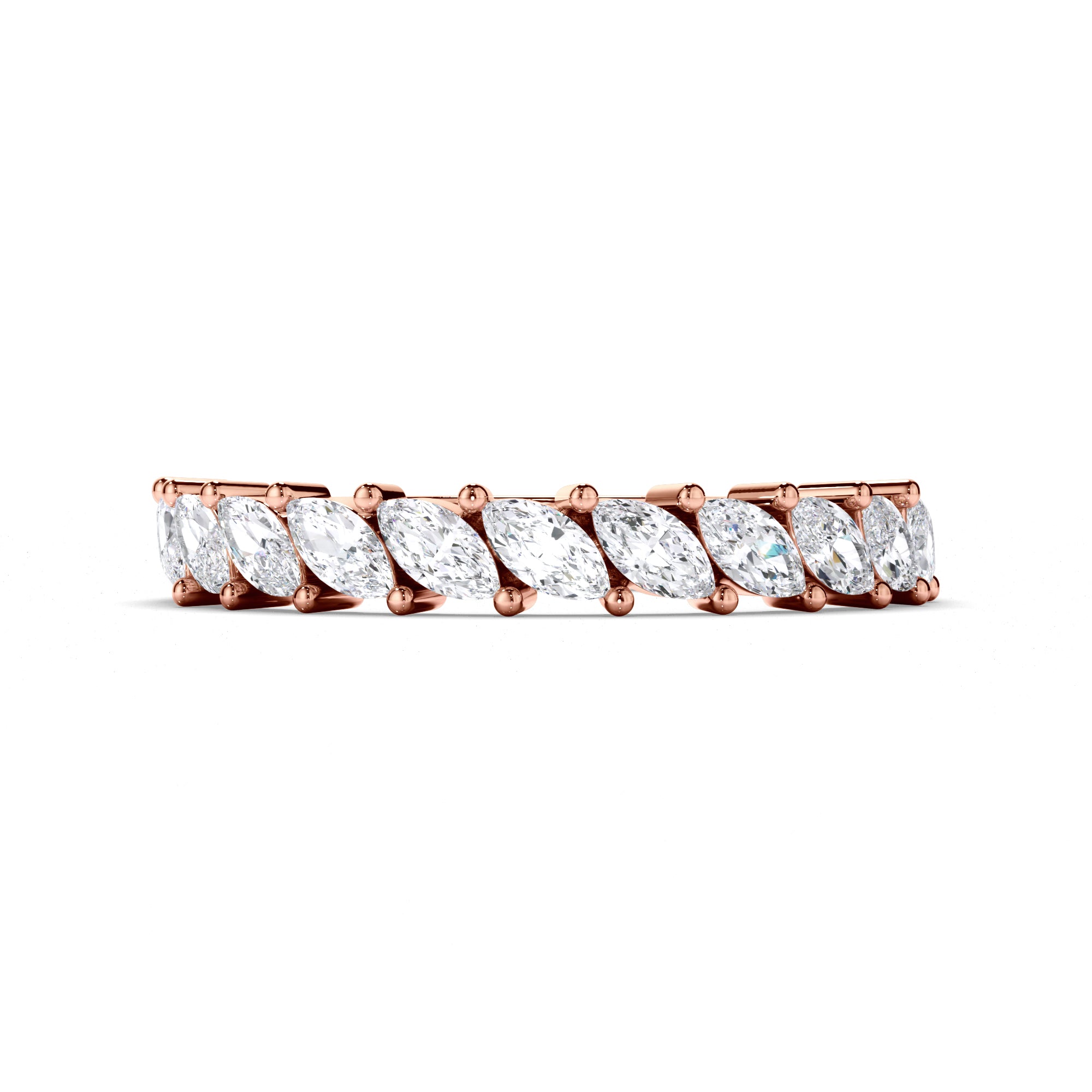 Marquise Diamond Wedding Ring