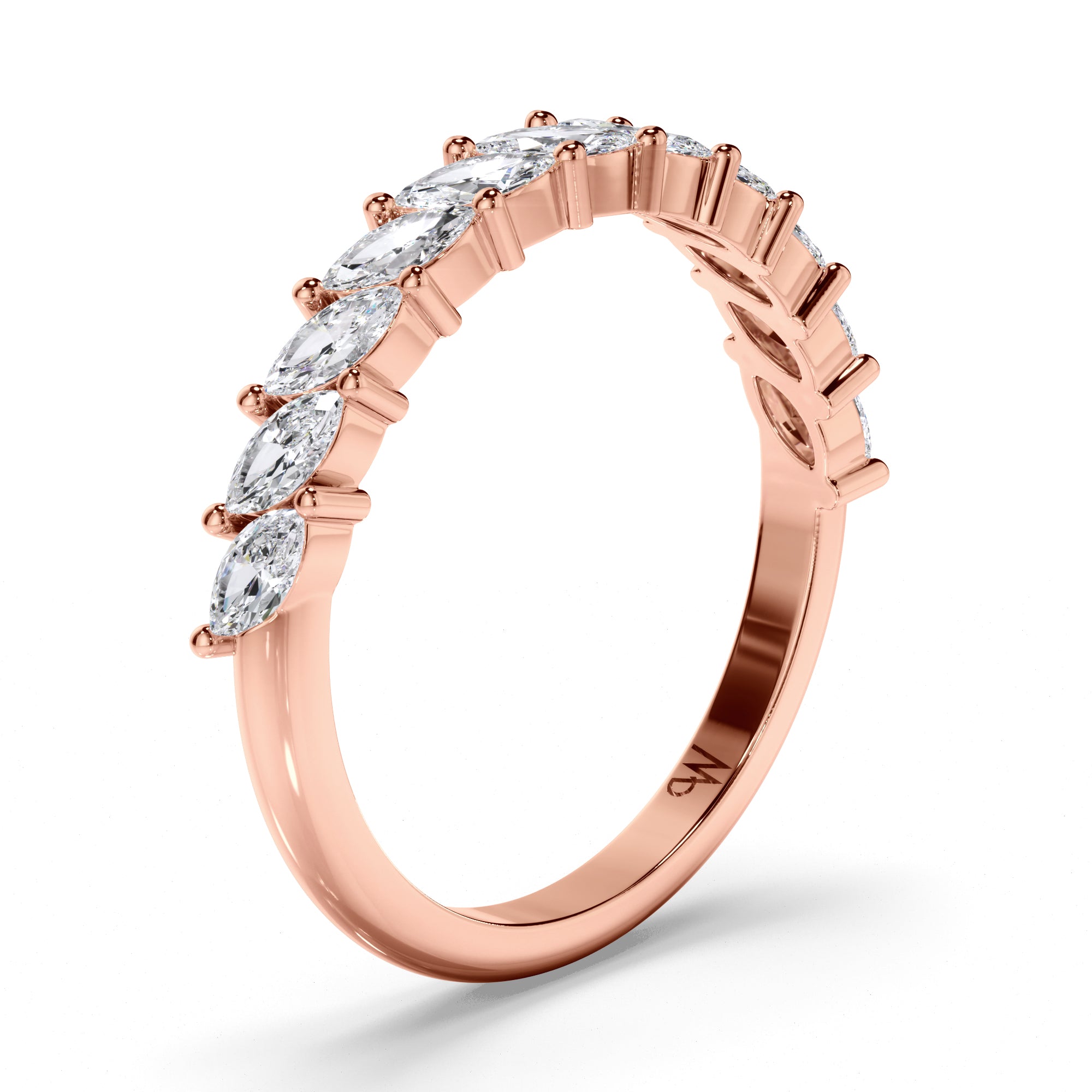 Marquise Diamond Wedding Ring