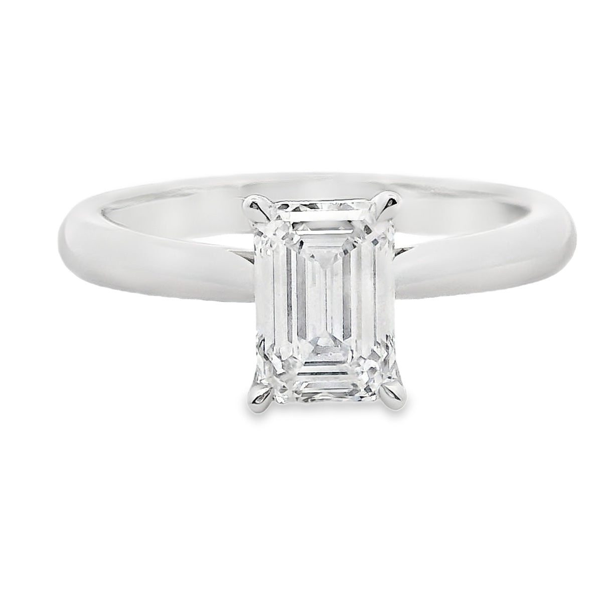 18ct White Gold 1.23ct Lab Grown Engagement Ring
