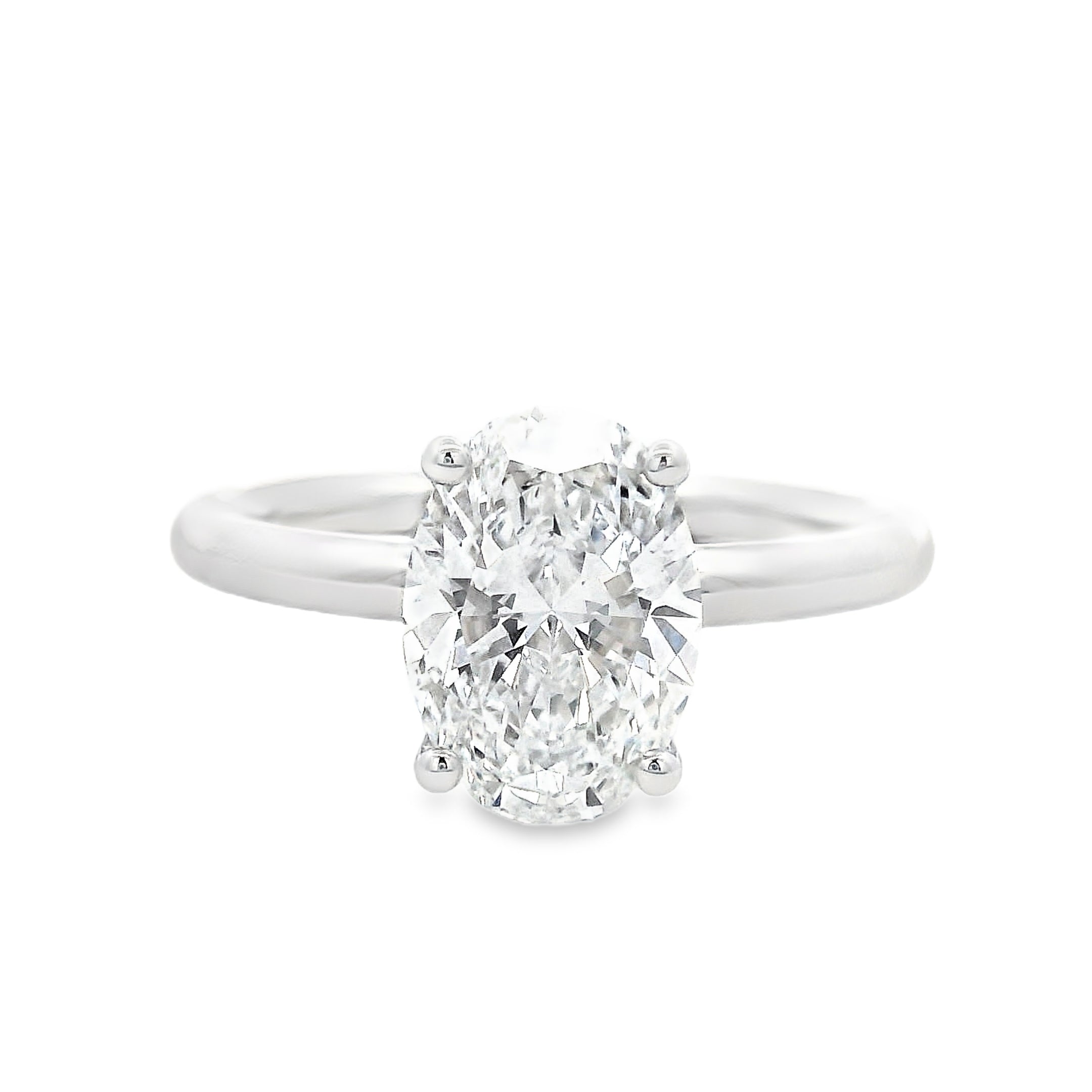 18ct White Gold 2.09ct Lab Grown Engagement Ring