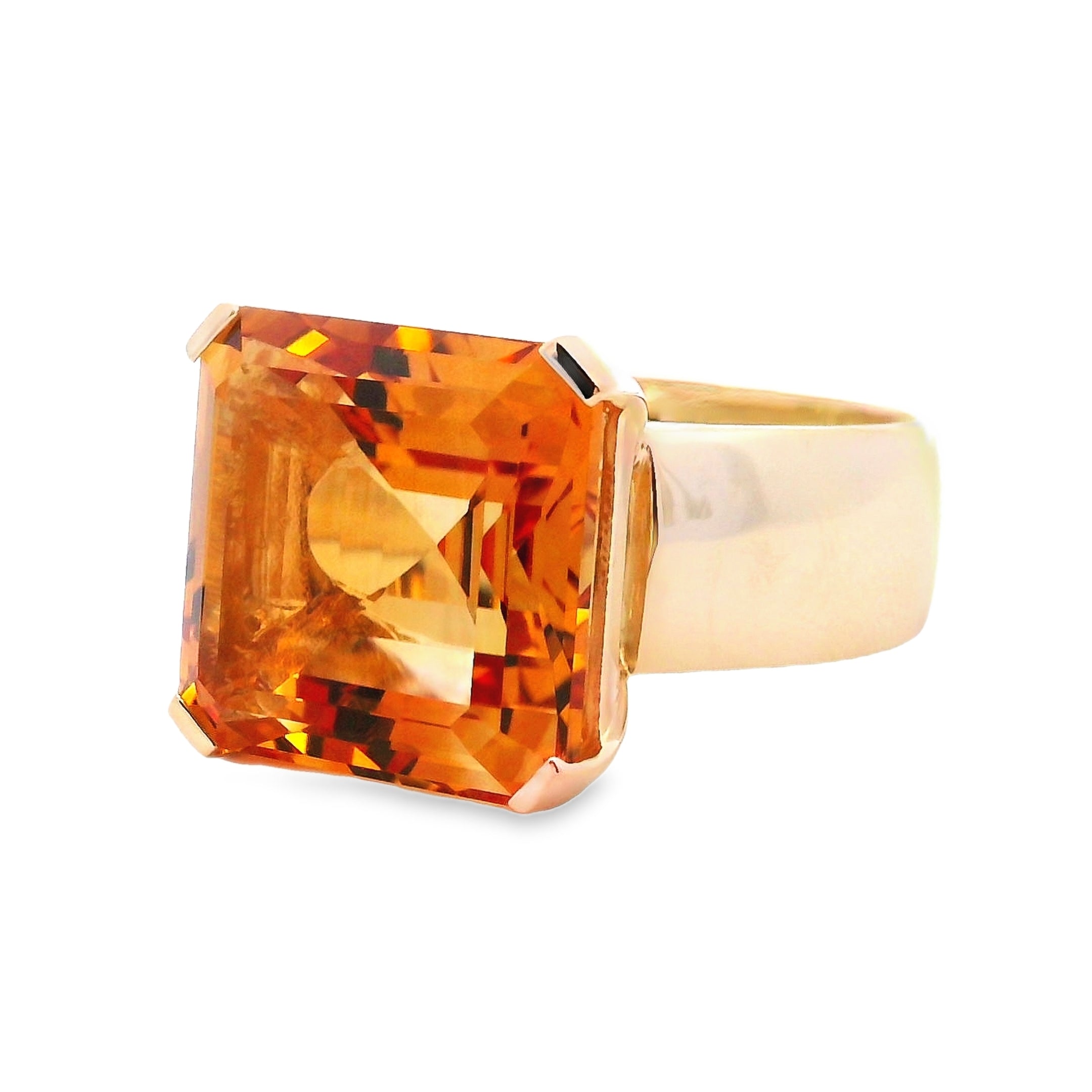 9ct Yellow Gold Citrine Ring