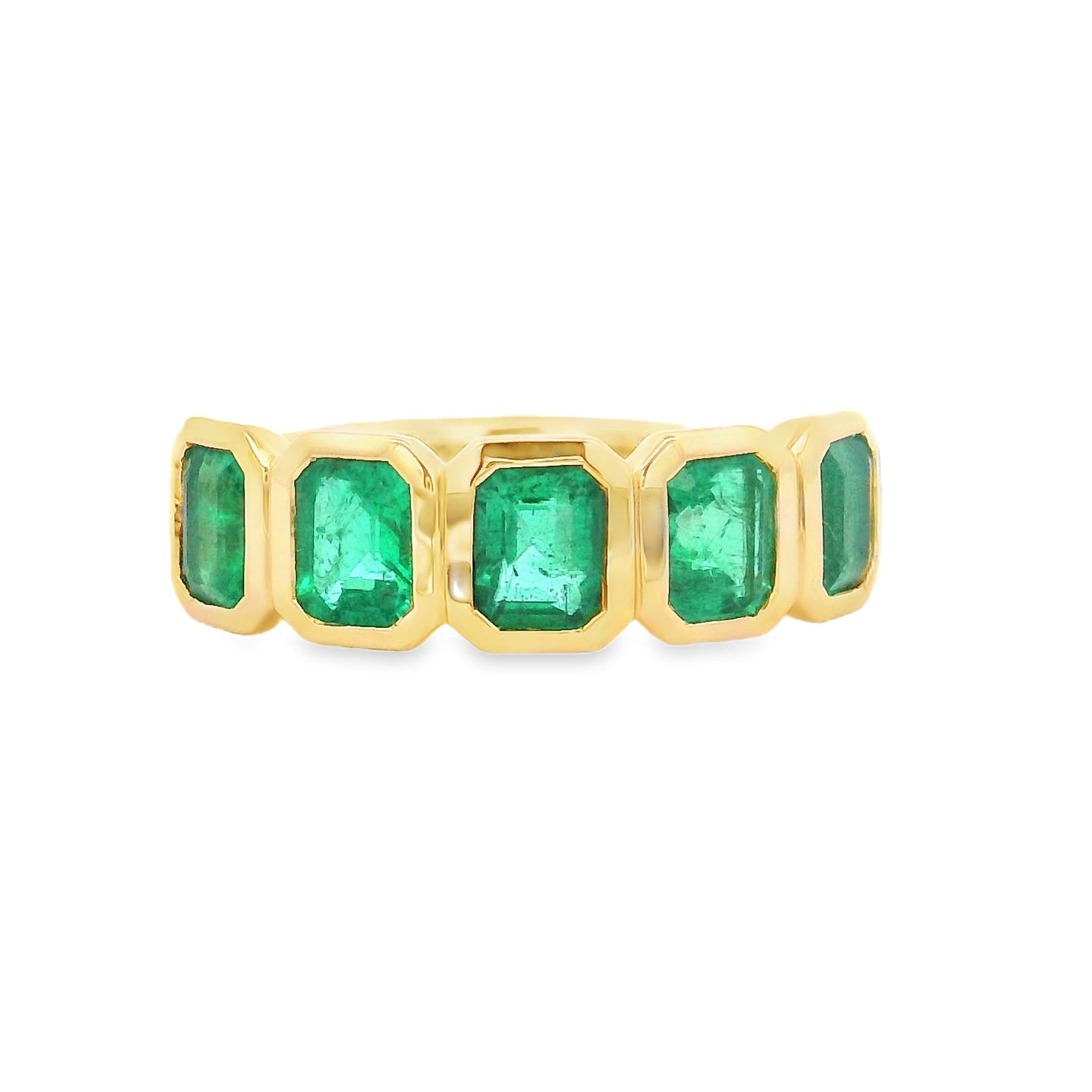 18ct Yellow Gold Emerald Ring