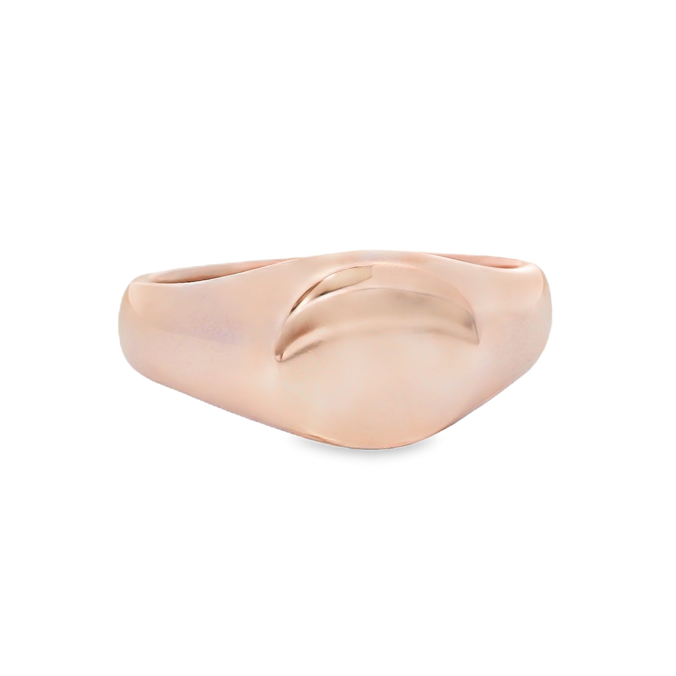 9ct Rose Gold Circle Singet Ring