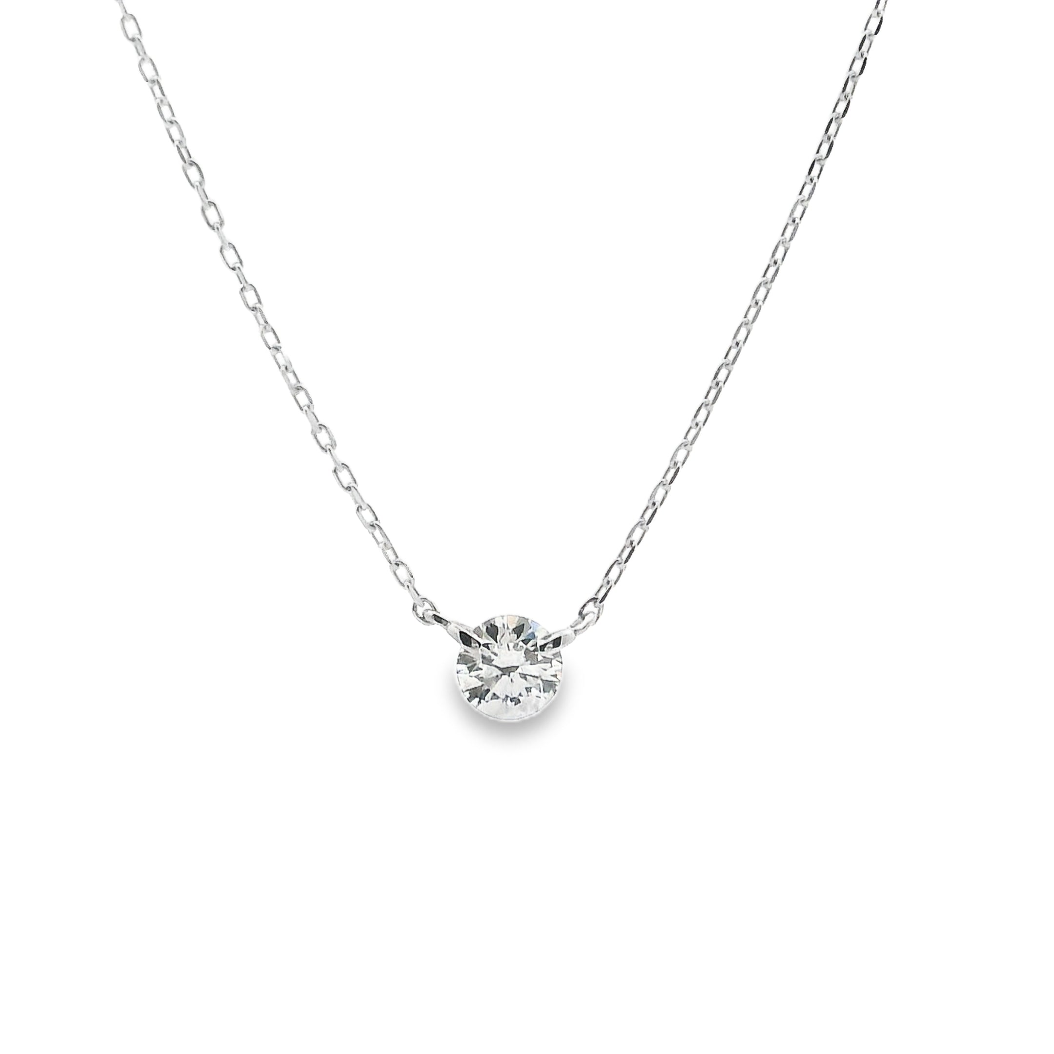 18ct White Gold 0.20ct Diamond Pendant