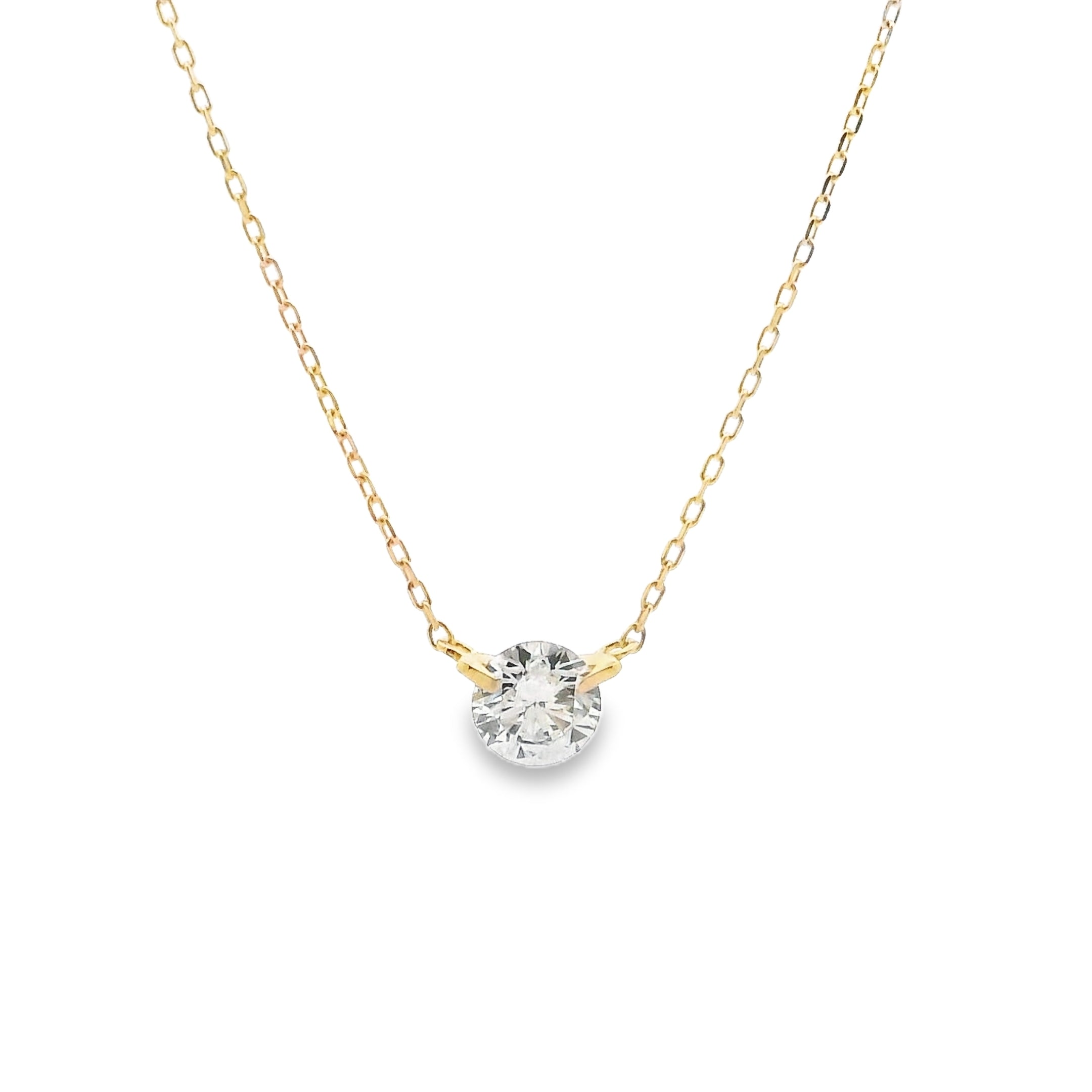 18ct Yellow Gold 0.30ct Diamond Pendant