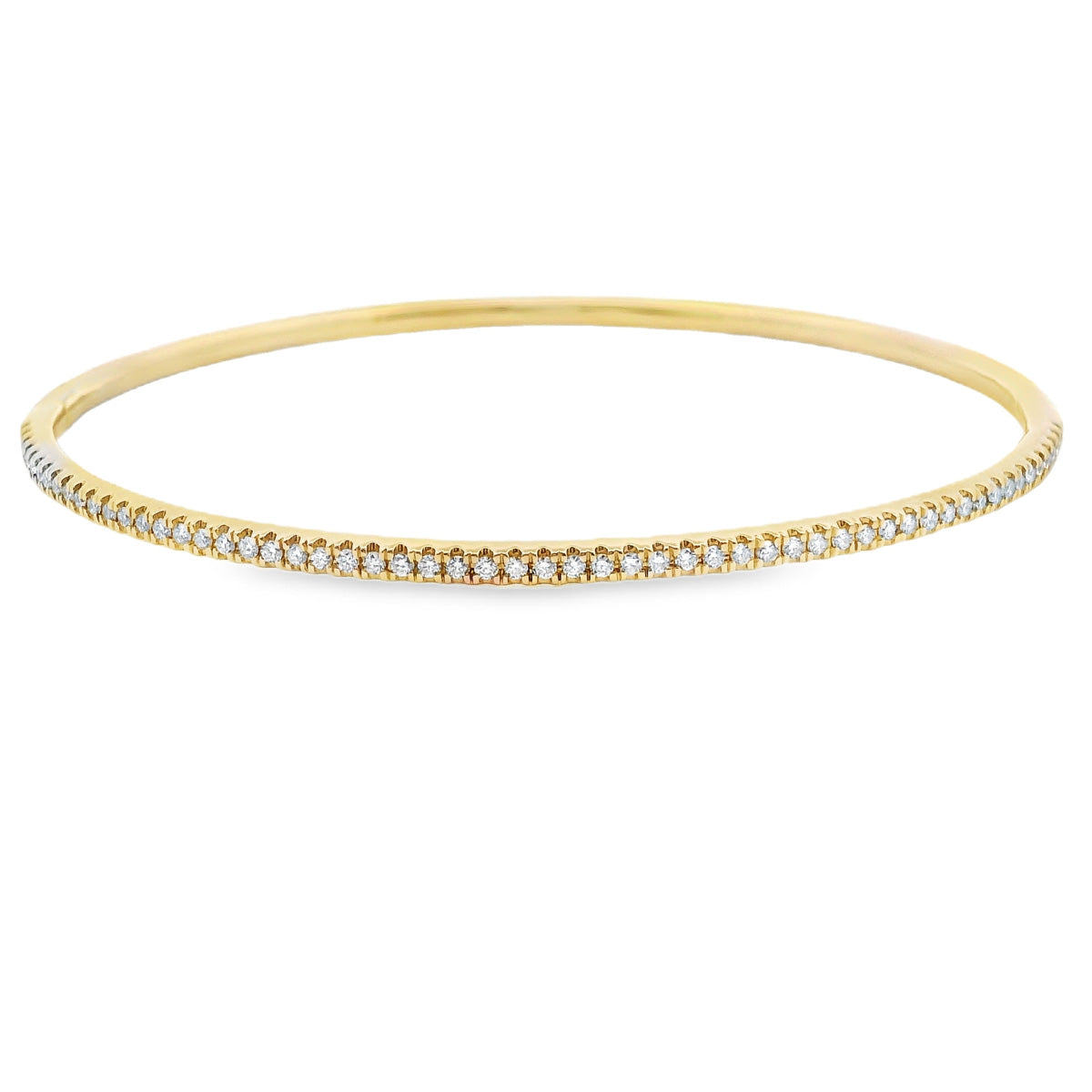18ct Yellow Gold Diamond Bangle