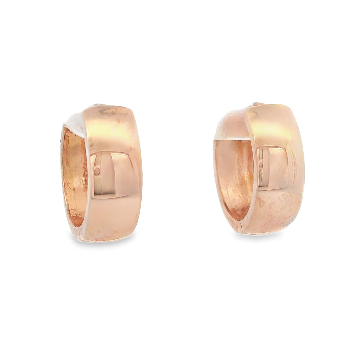 9ct Rose Gold Huggies