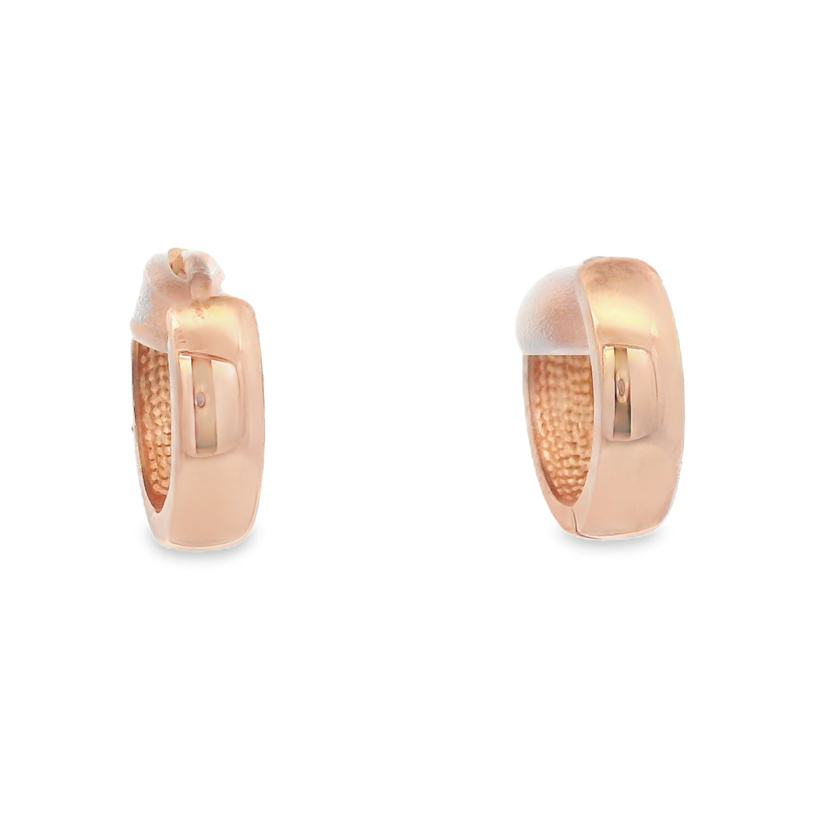 9ct Rose Gold Huggies