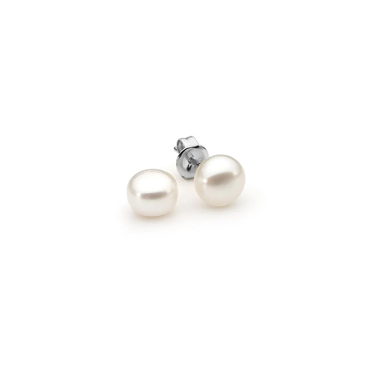 Sterling Silver and Freshwater Pearl Studs