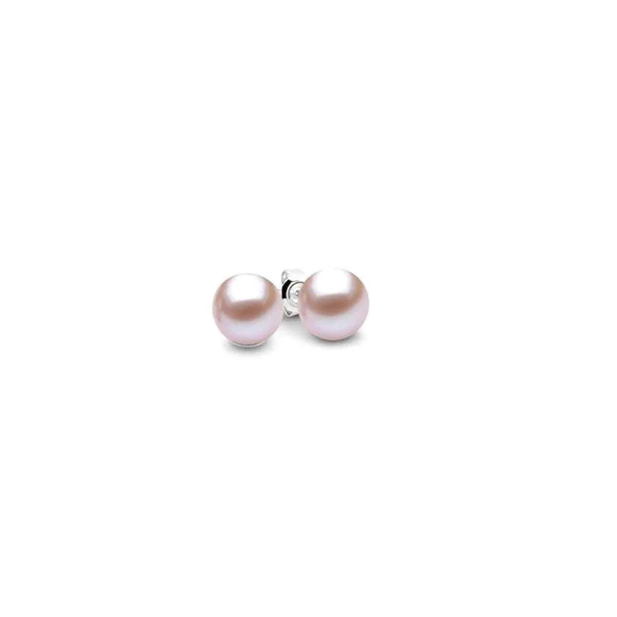 Sterling Silver and Pink Freshwater Pearl Studs