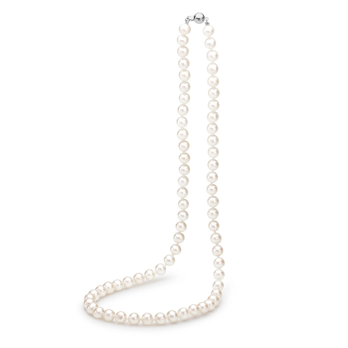 Freshwater Pearl Strand with a Sterling Silver Clasp