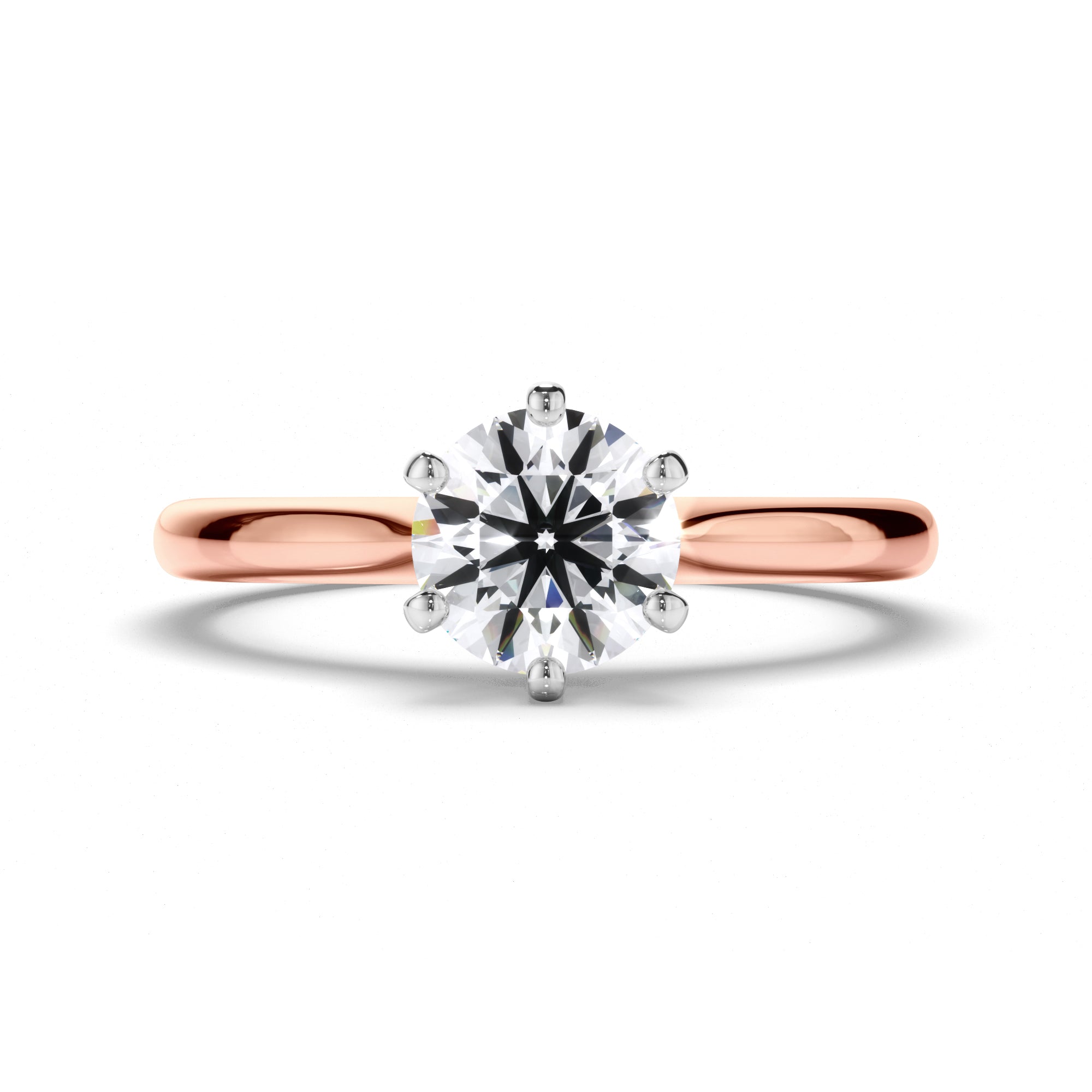 Round Diamond Solitaire Engagement Ring
