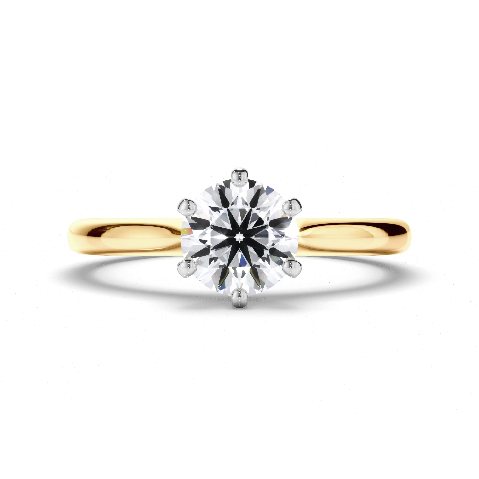 Round Diamond Solitaire Engagement Ring