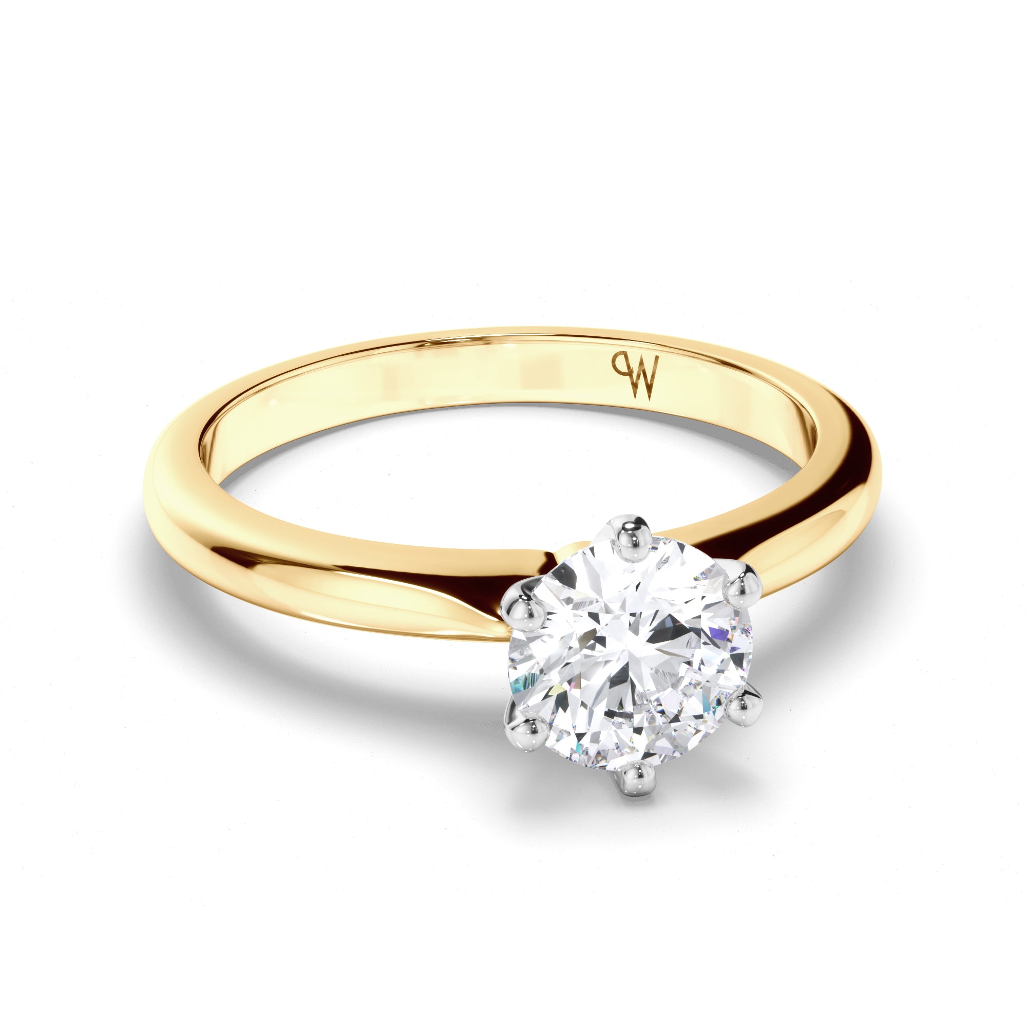 Round Diamond Solitaire Engagement Ring