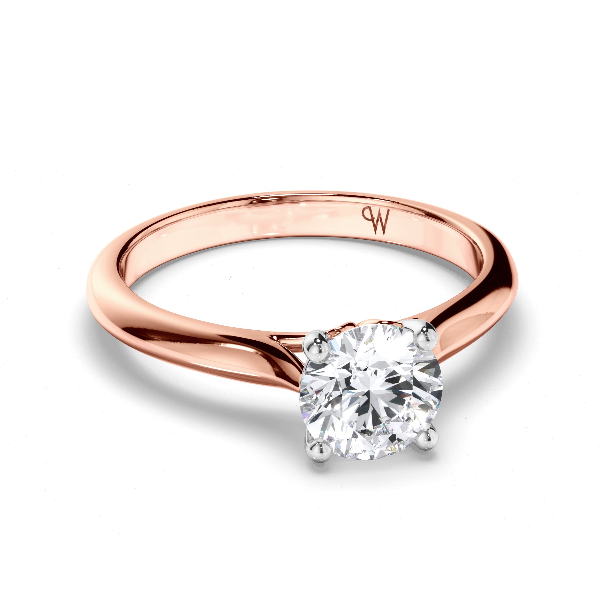 Round Diamond Solitaire Engagement Ring