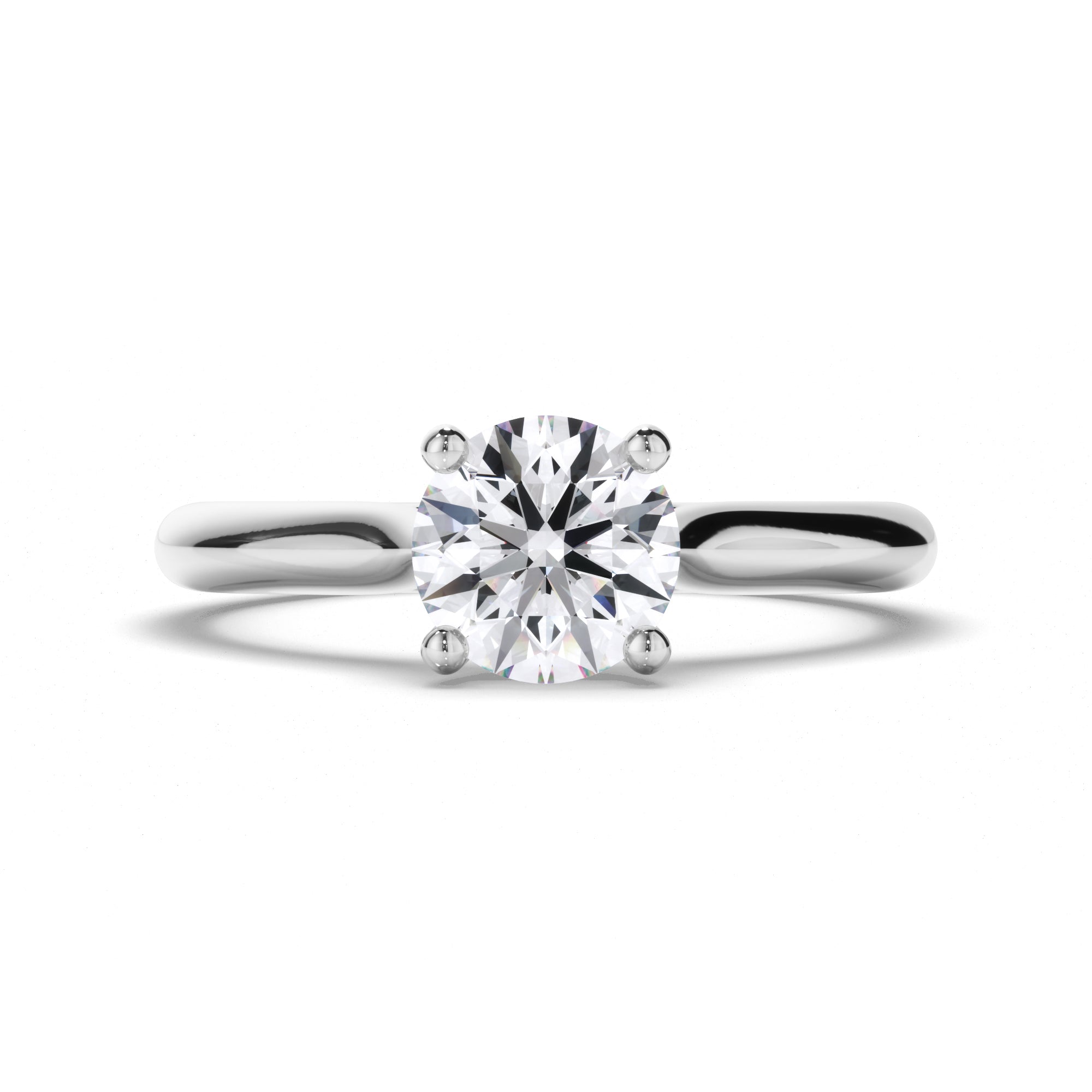 Round Diamond Solitaire Engagement Ring