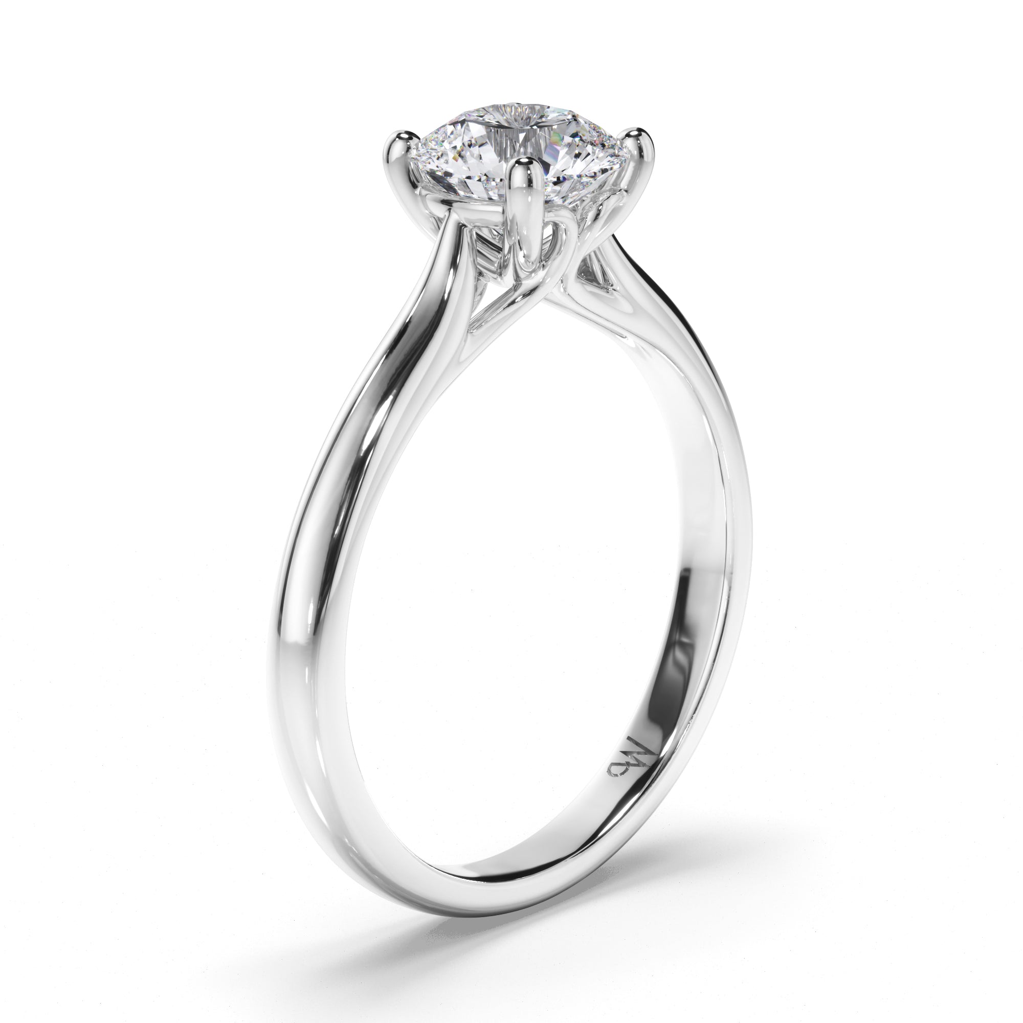 Round Diamond Solitaire Engagement Ring