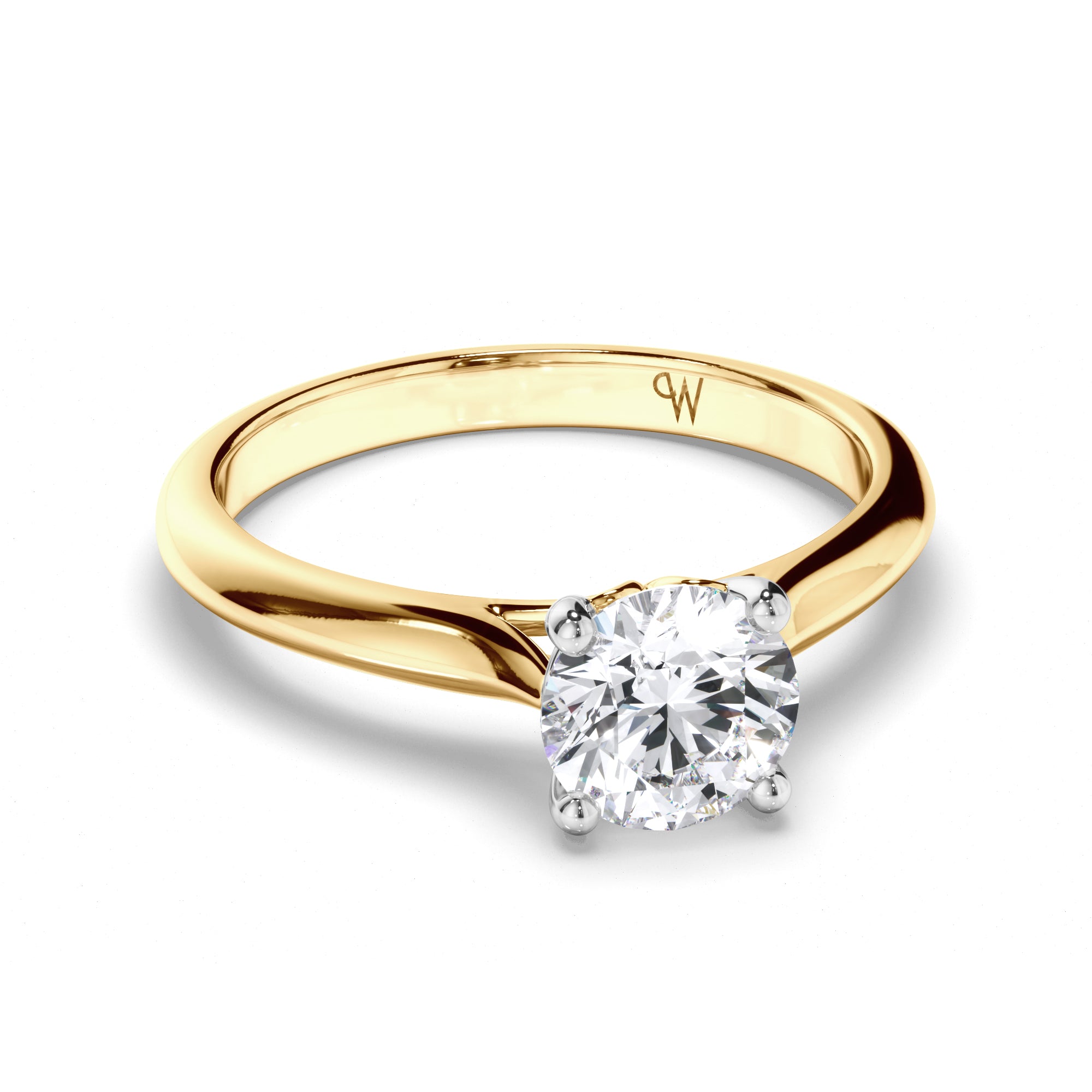Round Diamond Solitaire Engagement Ring