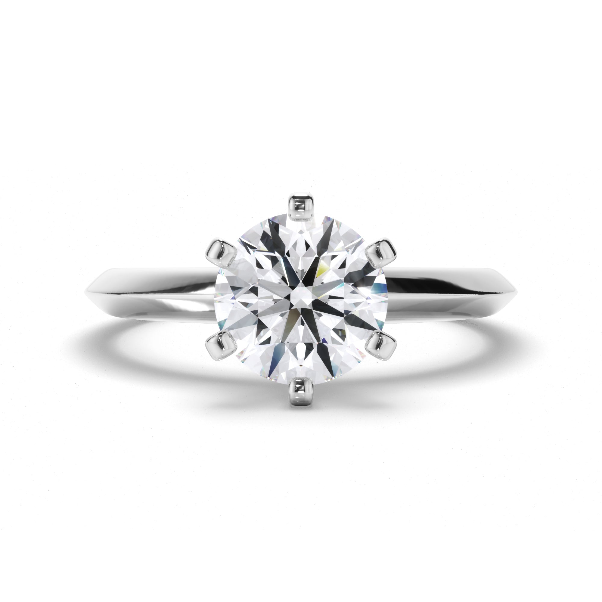 Round Diamond Solitaire Engagement Ring