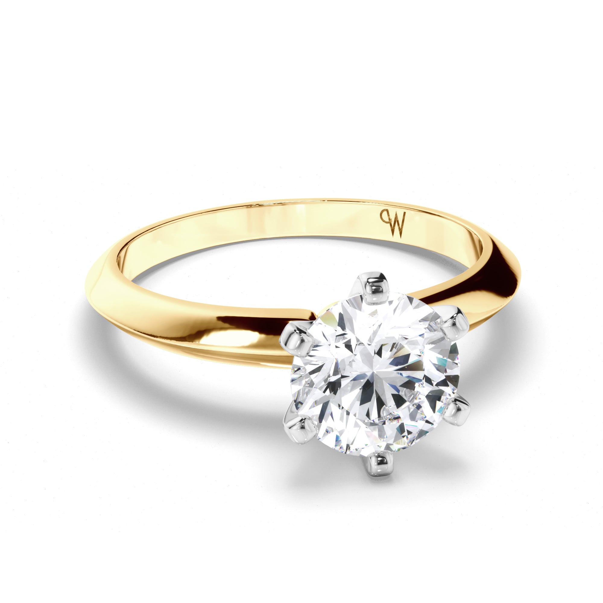 Round Diamond Solitaire Engagement Ring