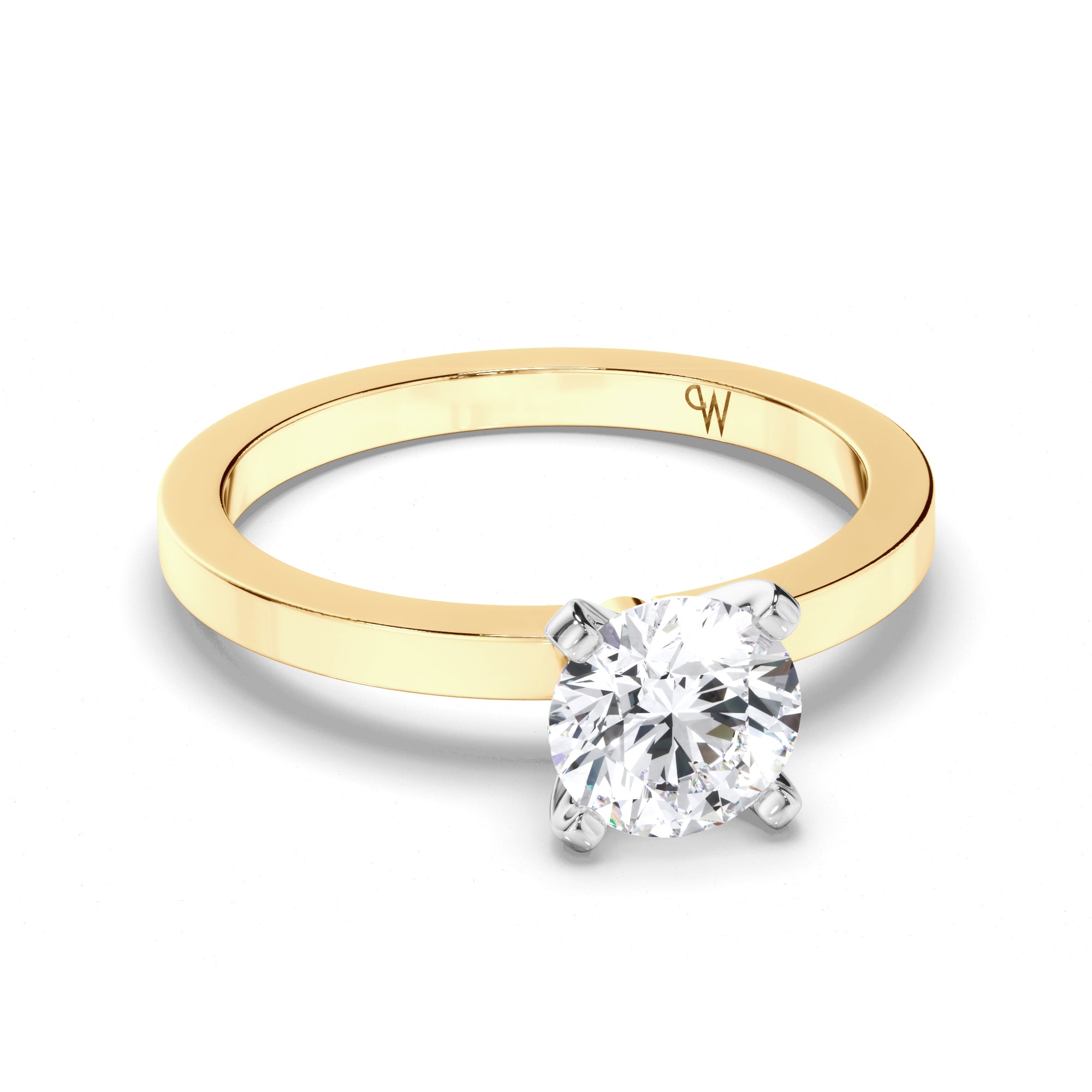 Round Diamond Solitaire Engagement Ring
