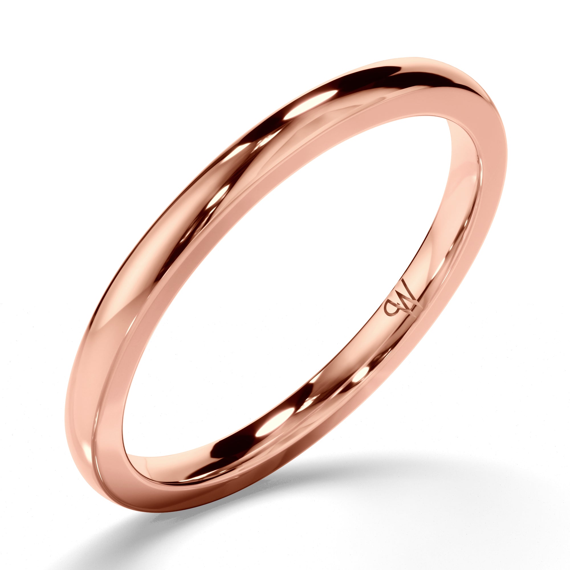 Polished Plain 1.8mm Wedding Ring