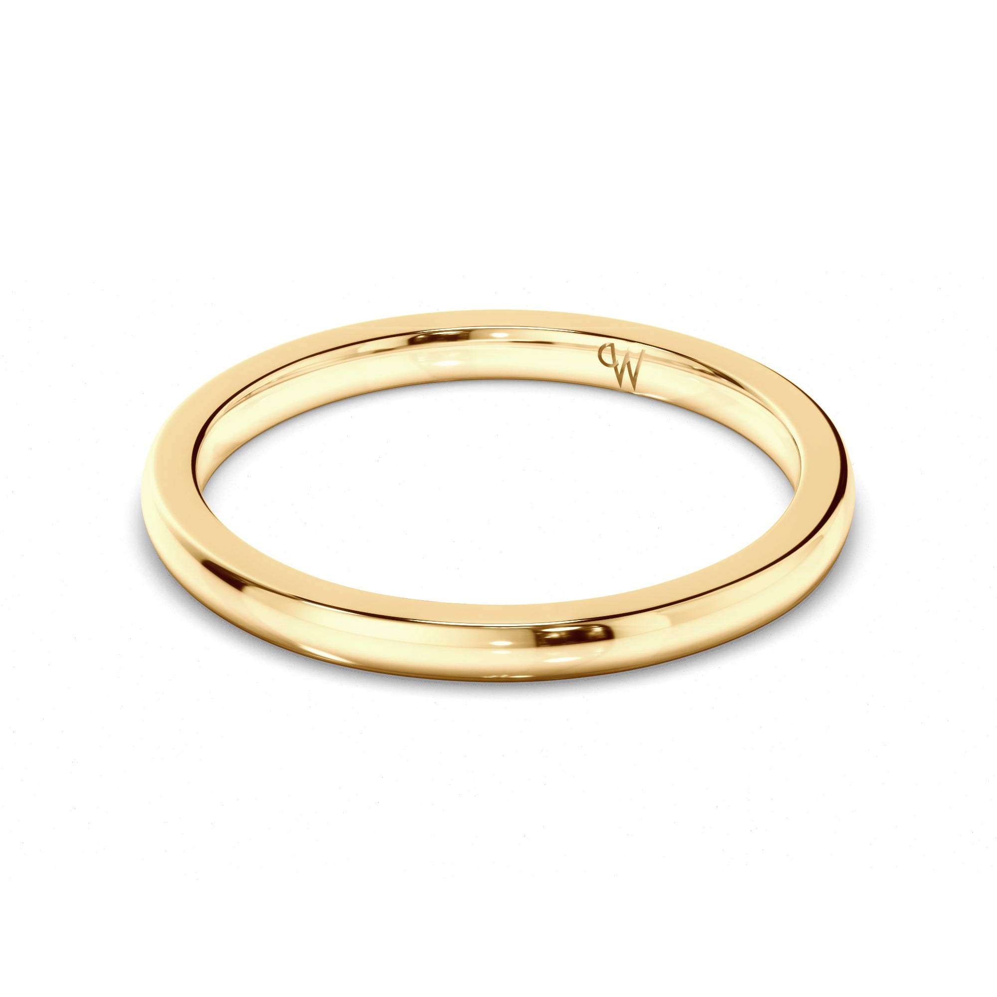 Polished Plain 1.8mm Wedding Ring
