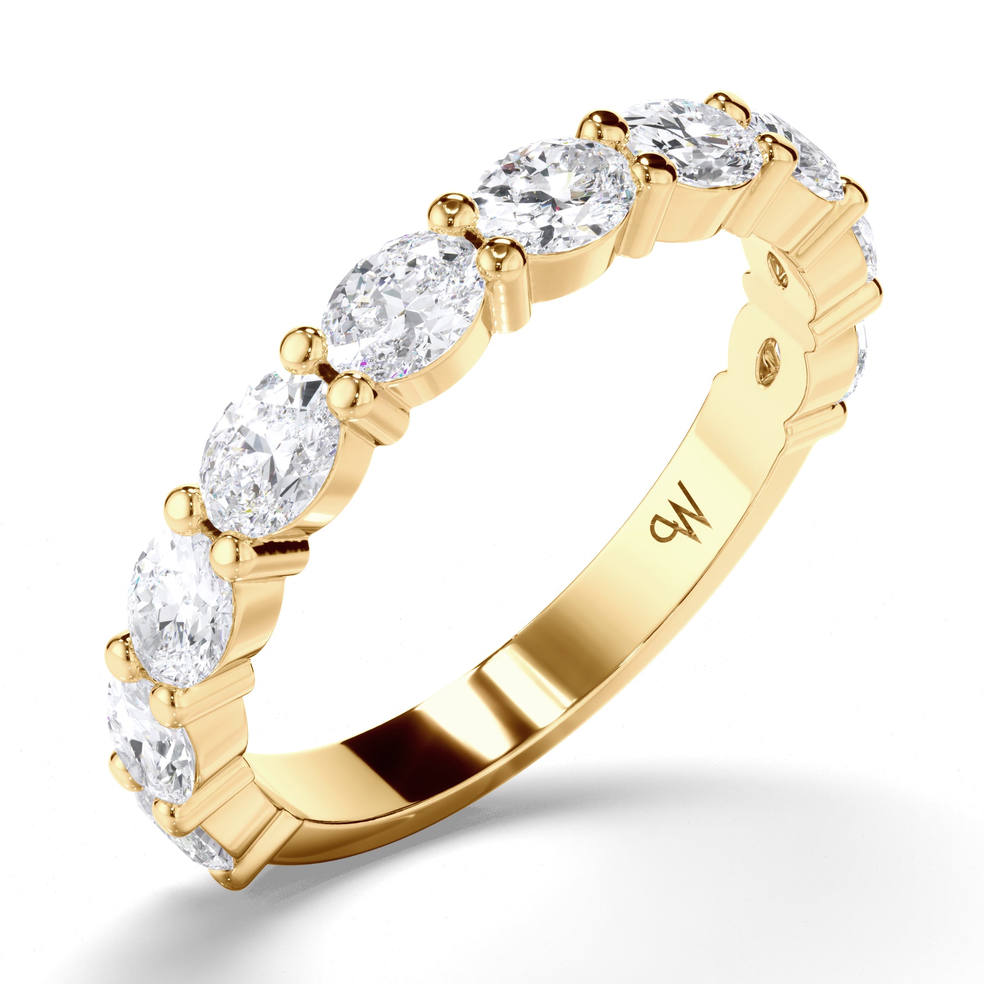 Oval Cut Diamond Wedding Ring