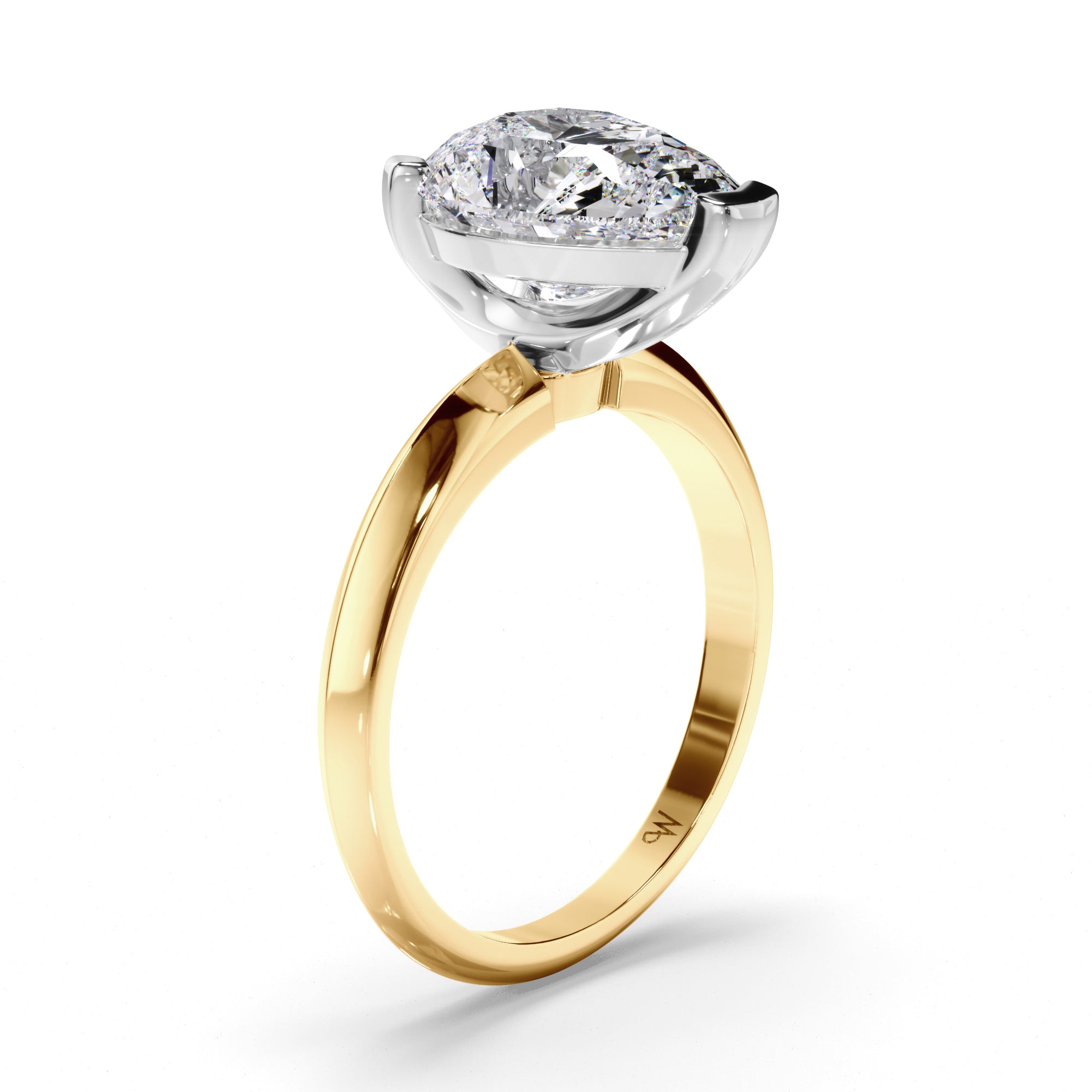Pear Diamond Solitaire Engagement Ring