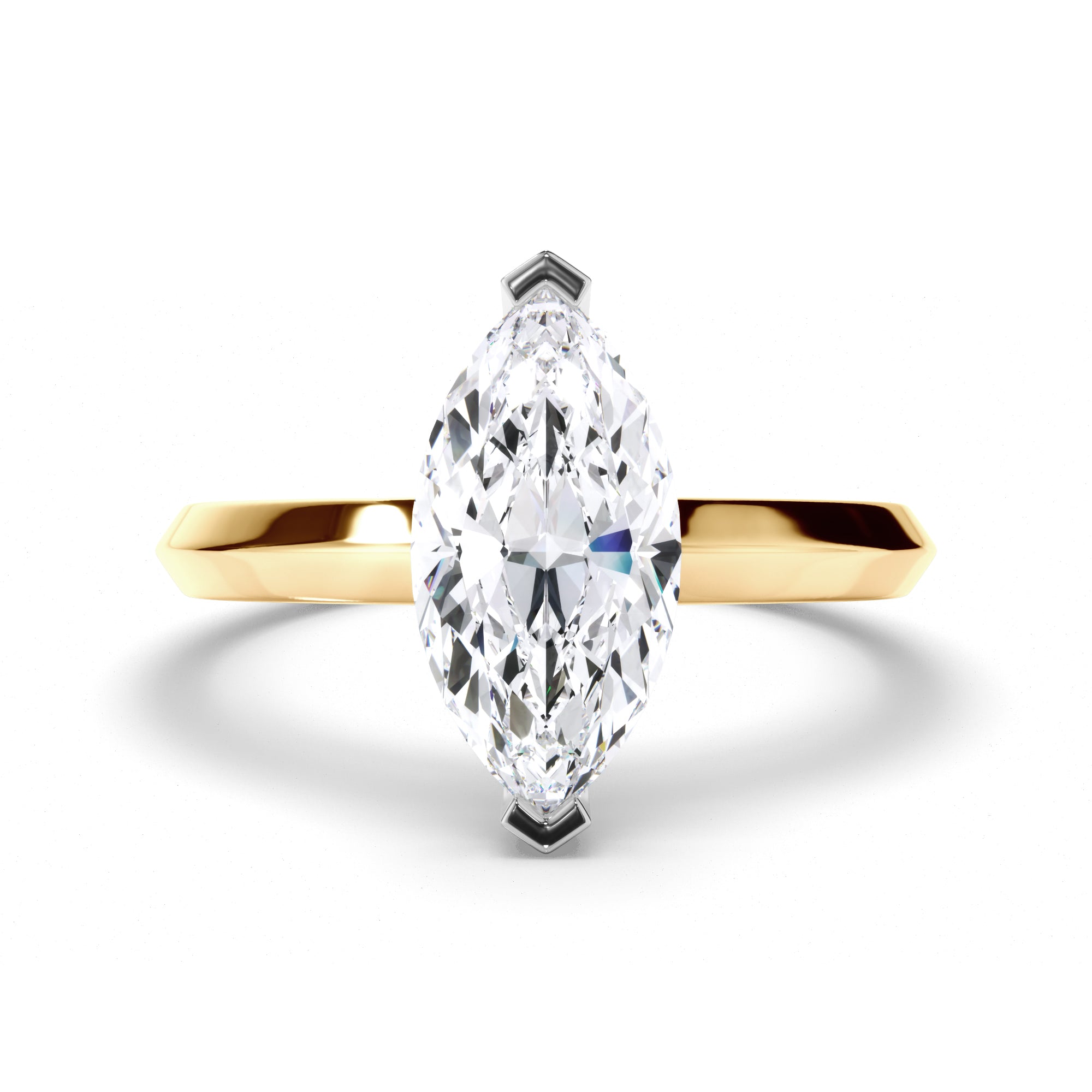 Marquise Diamond Solitaire Engagement Ring